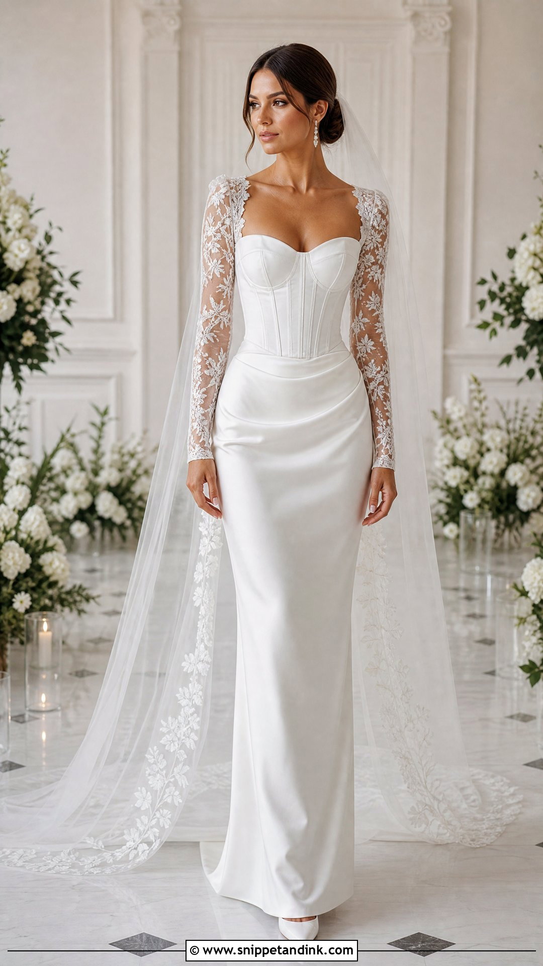 Wiederhoeft Long Sleeve Wedding Gown - Snippet and Ink - 20 Wiederhoeft Bridal Ideas
