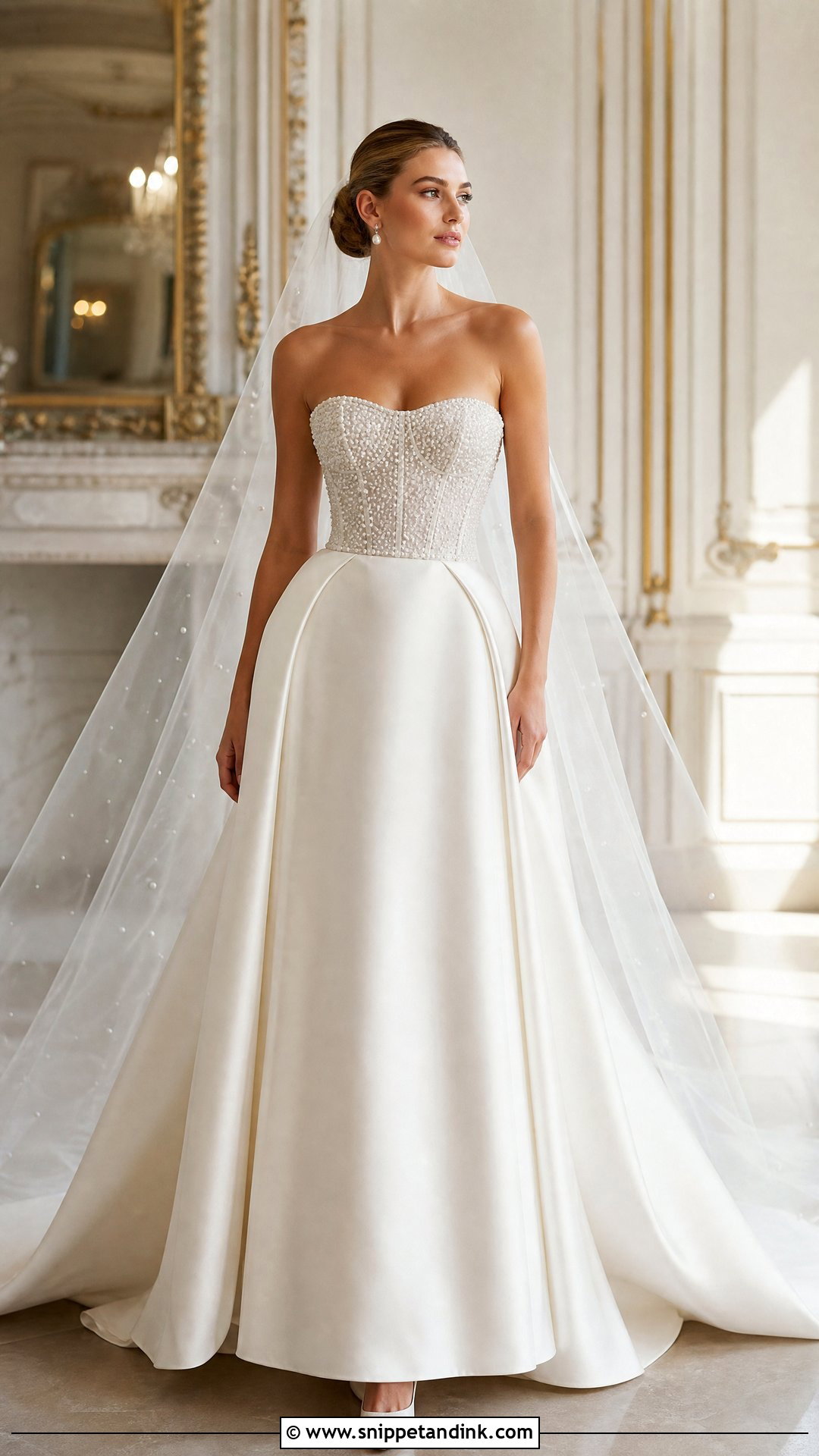 Wiederhoeft Pearl Corset Wedding Dress - Snippet and Ink - 20 Wiederhoeft Bridal Ideas