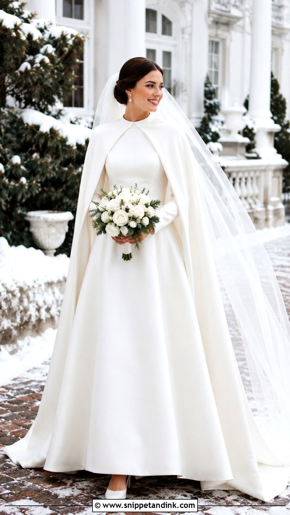 Winter A Line Wedding Dress - Snippet and Ink - 20 Align Wedding Dress Ideas