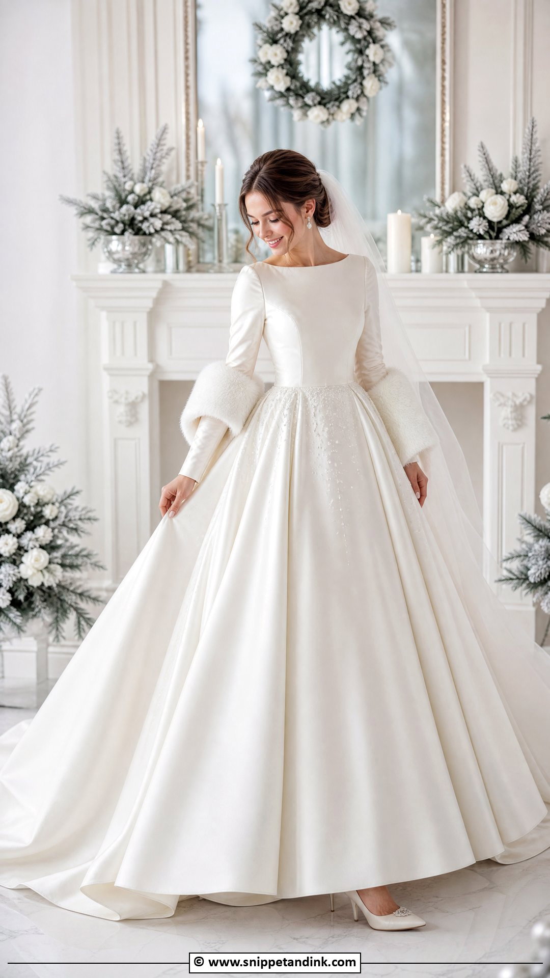 Winter Ballgown Wedding Dress - Snippet and Ink - 35 Ballgown Wedding Dress Ideas
