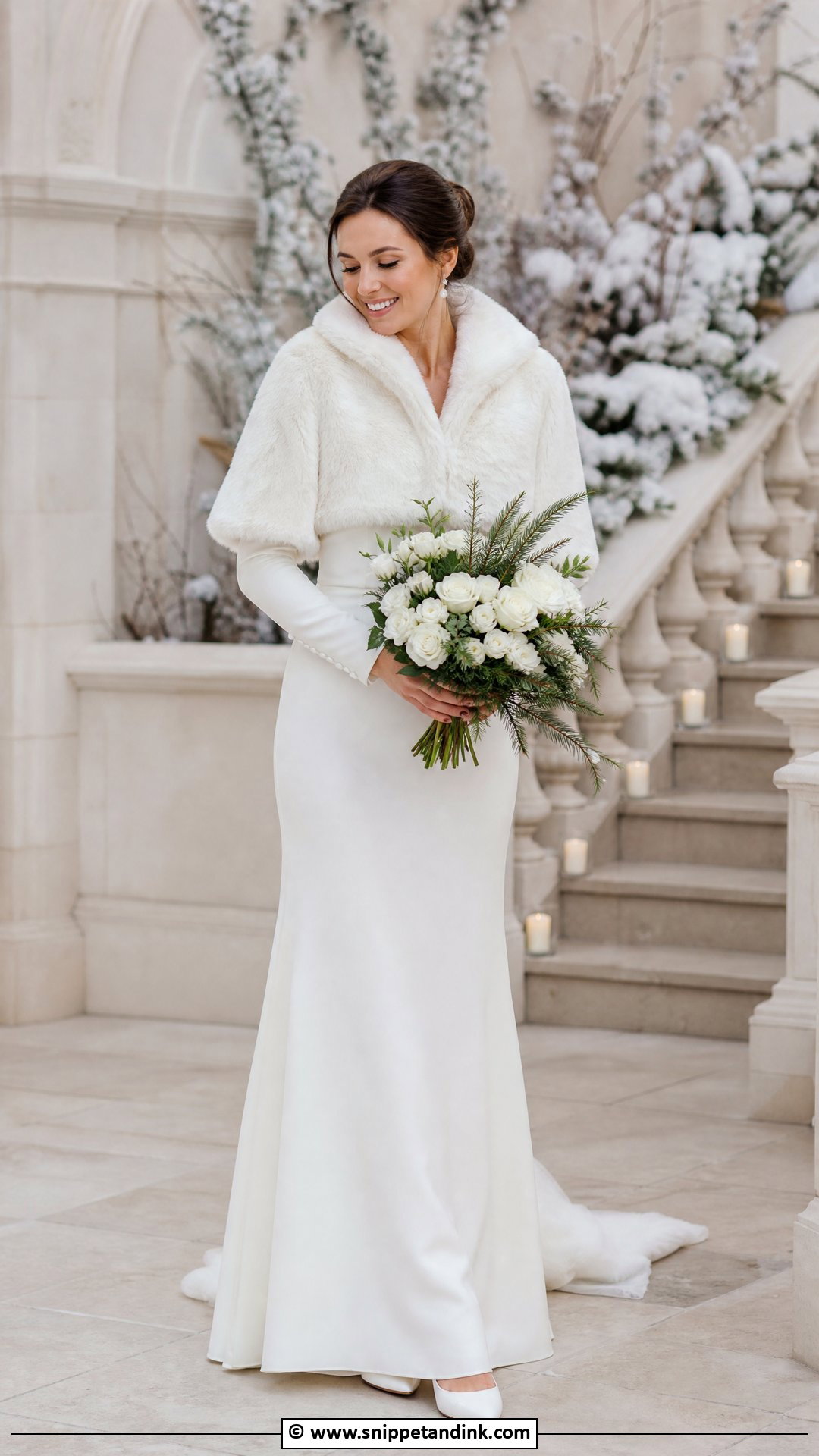 Winter Bridal Outfit - Snippet and Ink - 35 Bridal Outfit Ideas