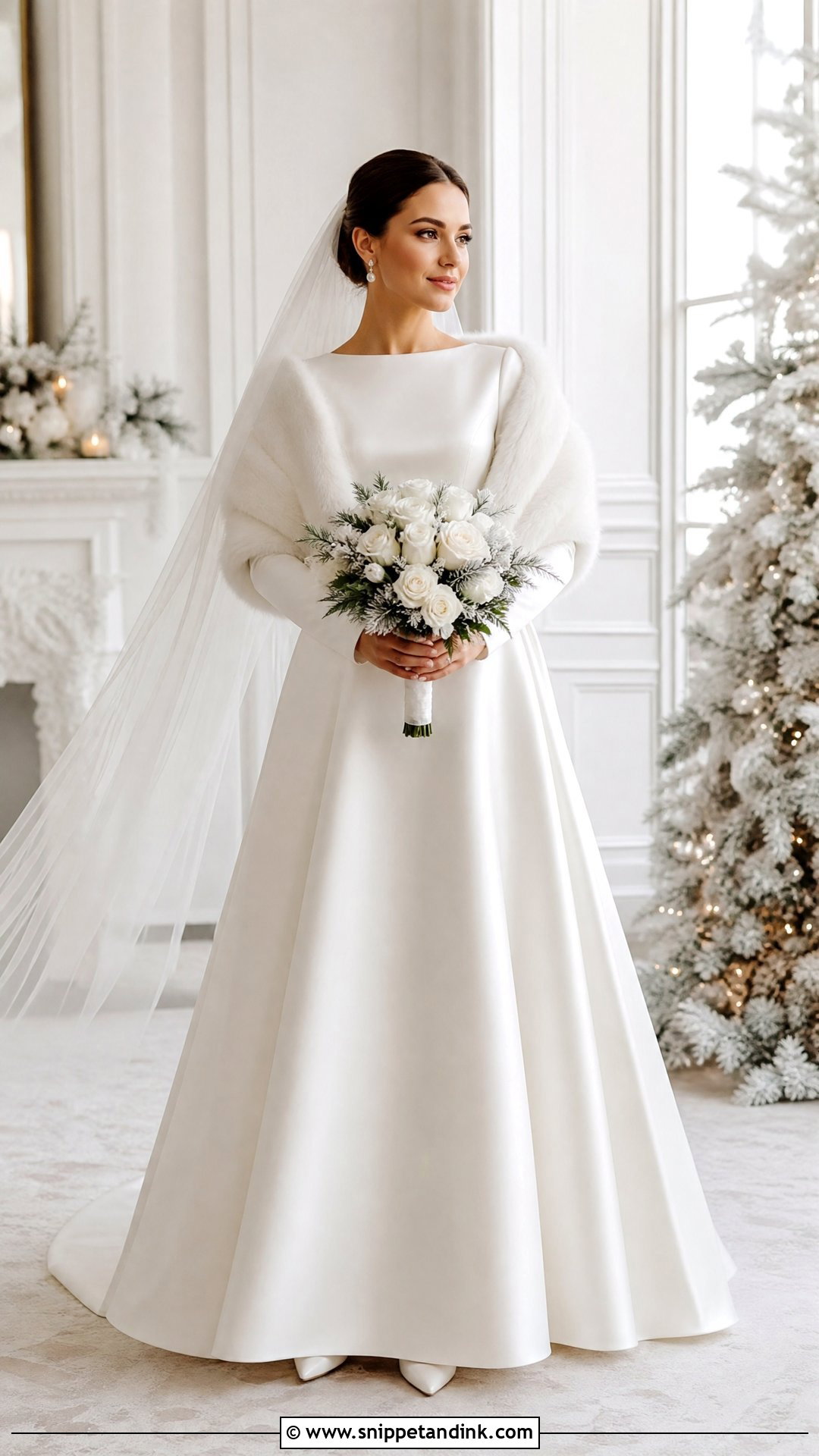 Winter Christian Bride Gown - Snippet and Ink - 25 Christian Bride Gowns