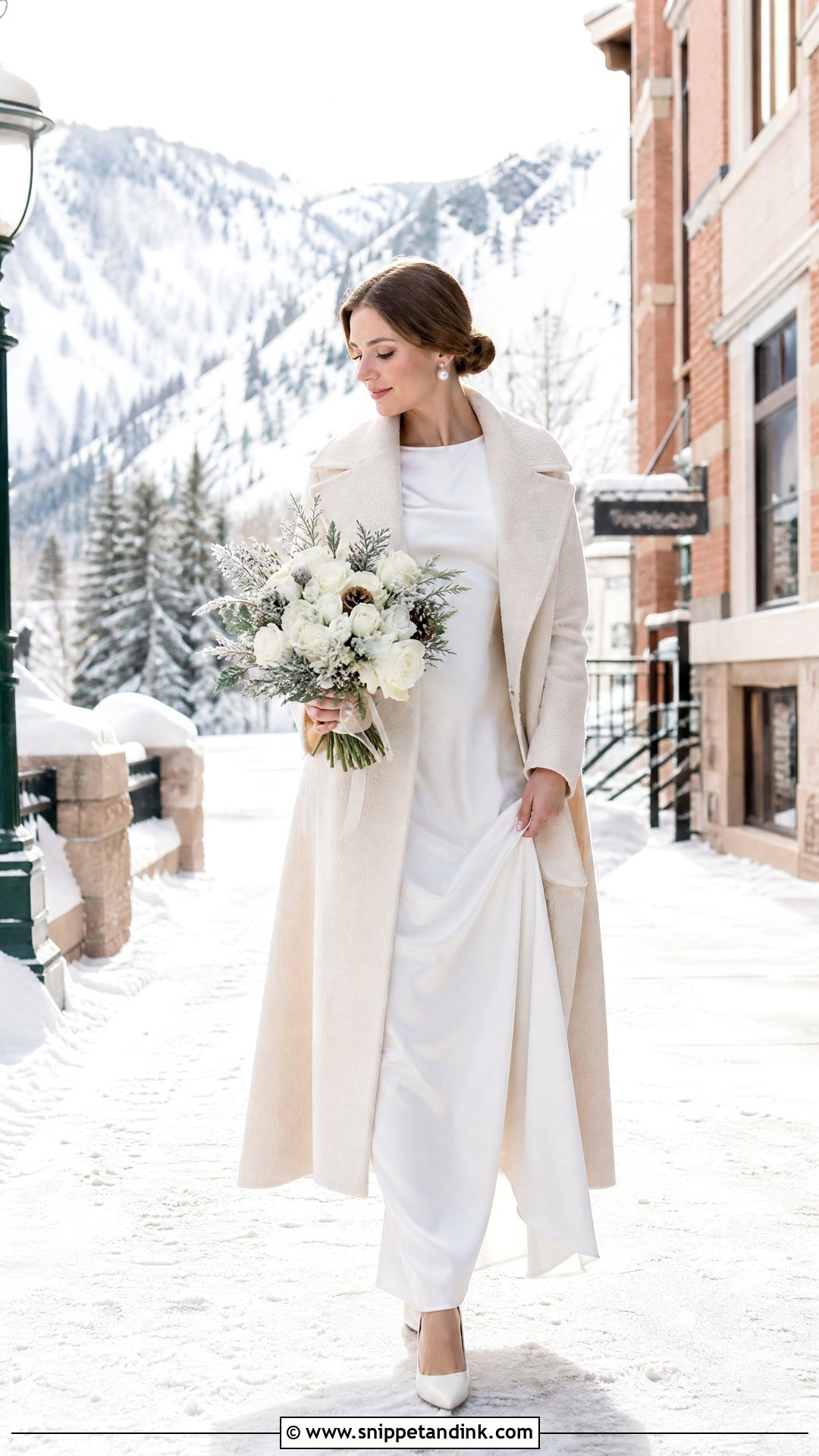 Winter Elopement Outfit - Snippet and Ink - 25 Elopement Outfit Ideas