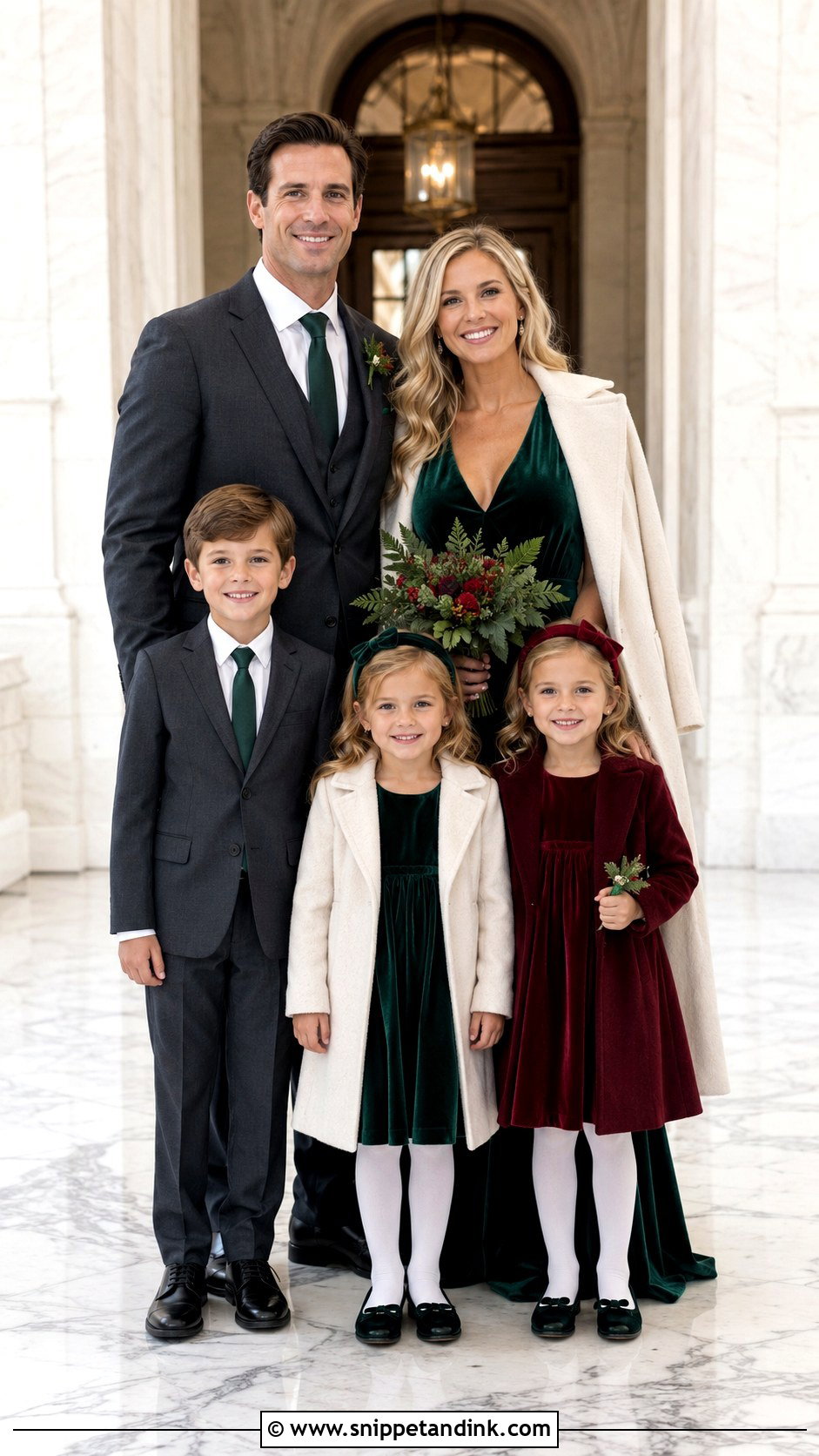 Winter Family Wedding Attire - Snippet and Ink - 20 Family Wedding Attire Ideas