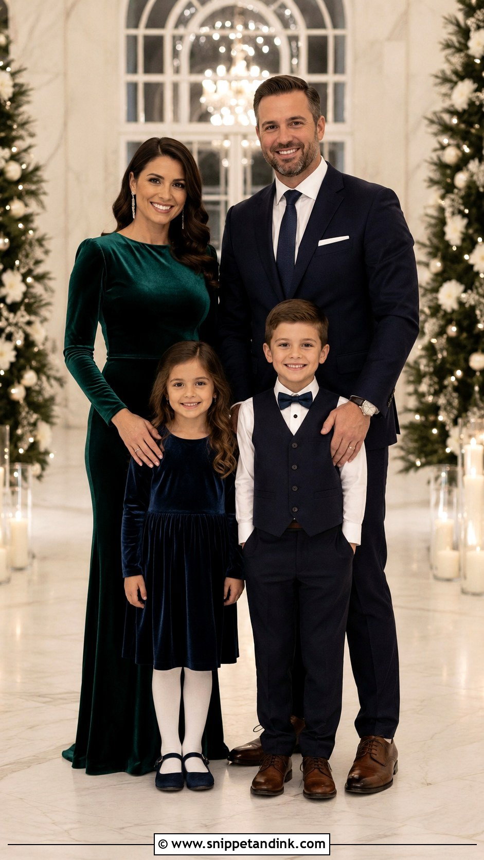 Winter Family Wedding Outfit - Snippet and Ink - 25 Family Outfits for Wedding