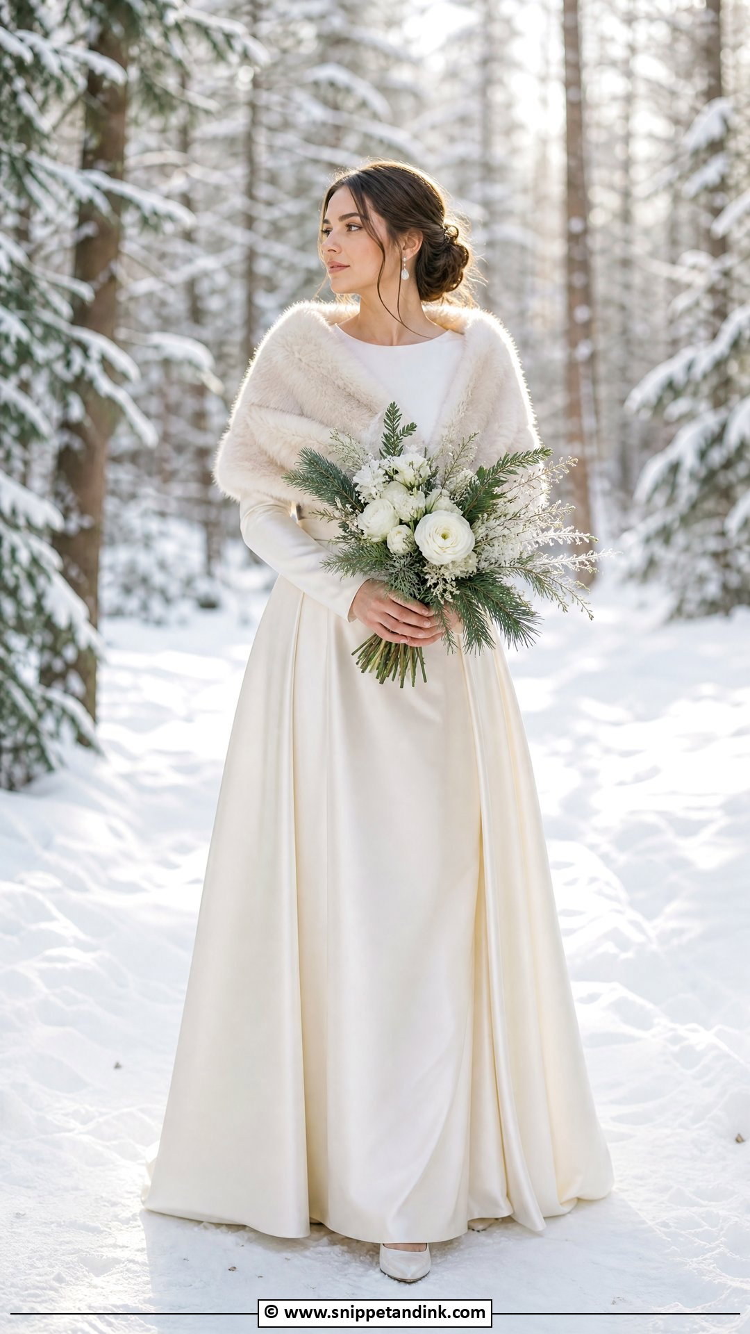 Winter Forest Wedding Dress - Snippet and Ink - 35 Forest Wedding Dress Ideas