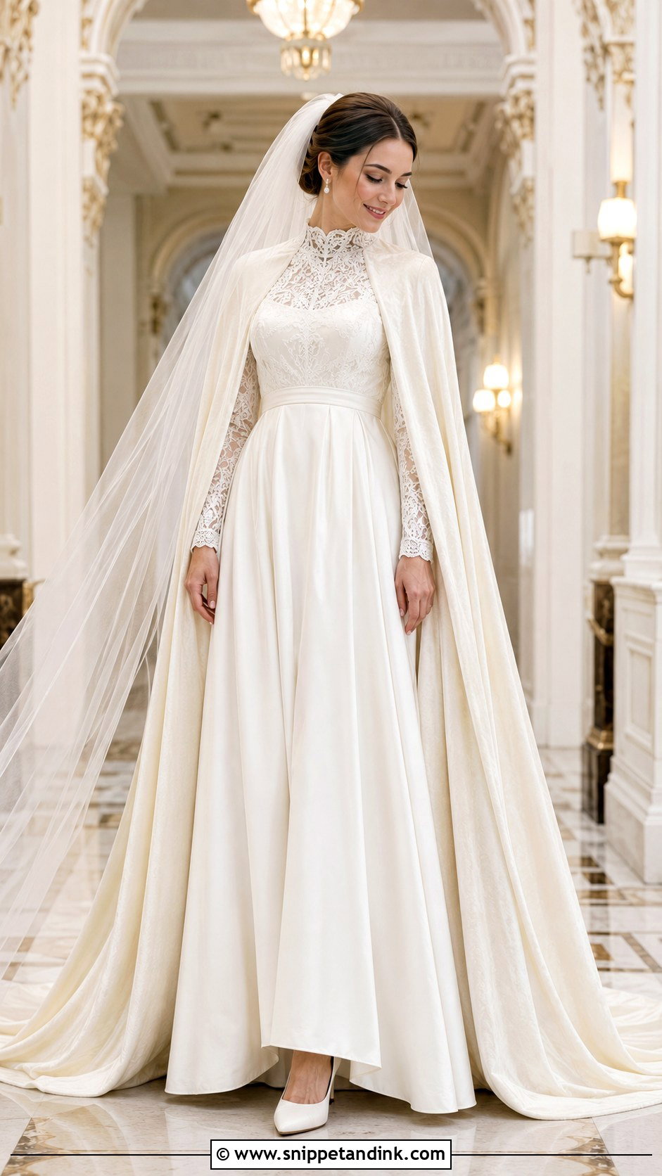 Winter Francesca Bridgerton Wedding Dress - Snippet and Ink - 20 Francesca Bridgerton Wedding Dress Ideas