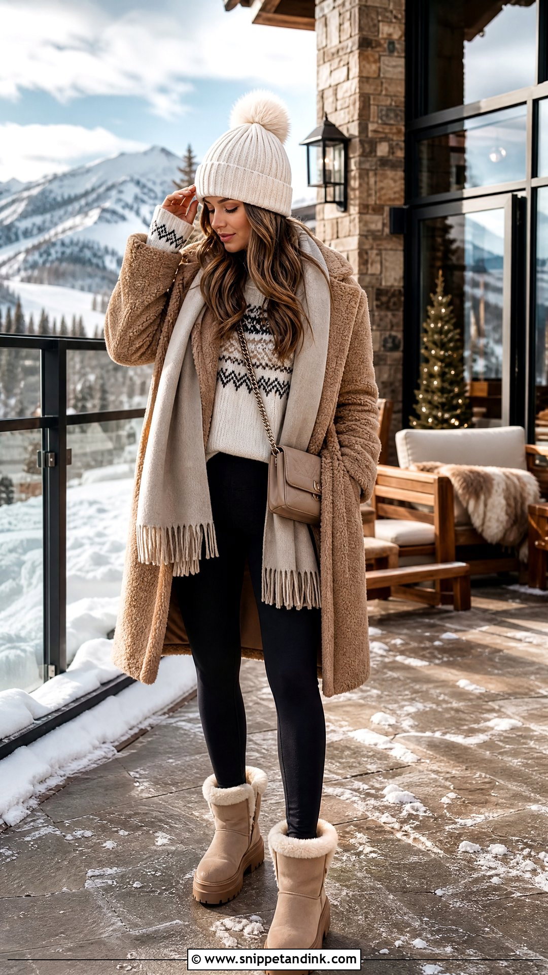 Winter Honeymoon Apres Ski Outfit - Snippet and Ink - 20 Winter Honeymoon Outfits