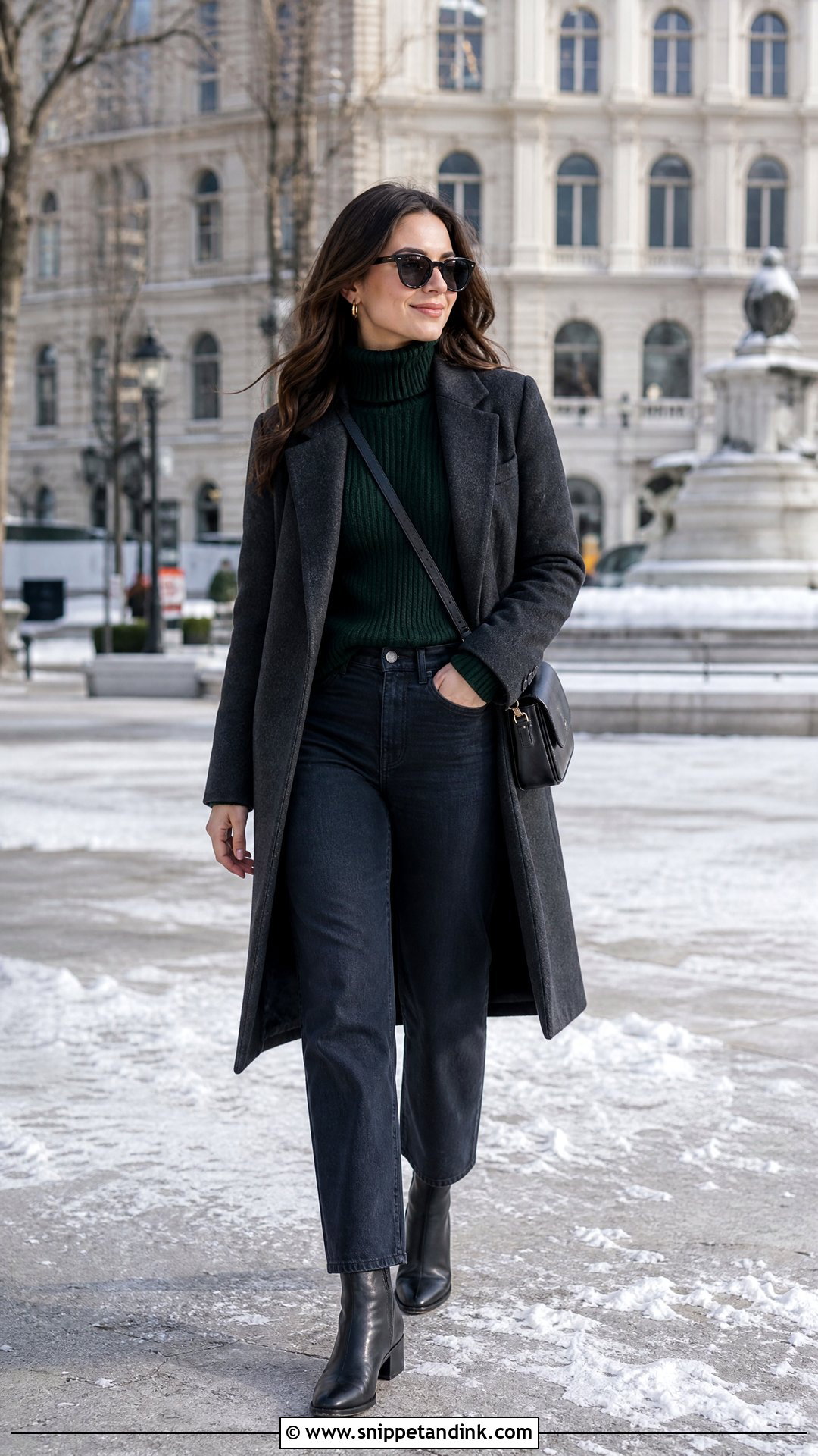 Winter Honeymoon Jeans And Turtleneck Outfit - Snippet and Ink - 20 Winter Honeymoon Outfits