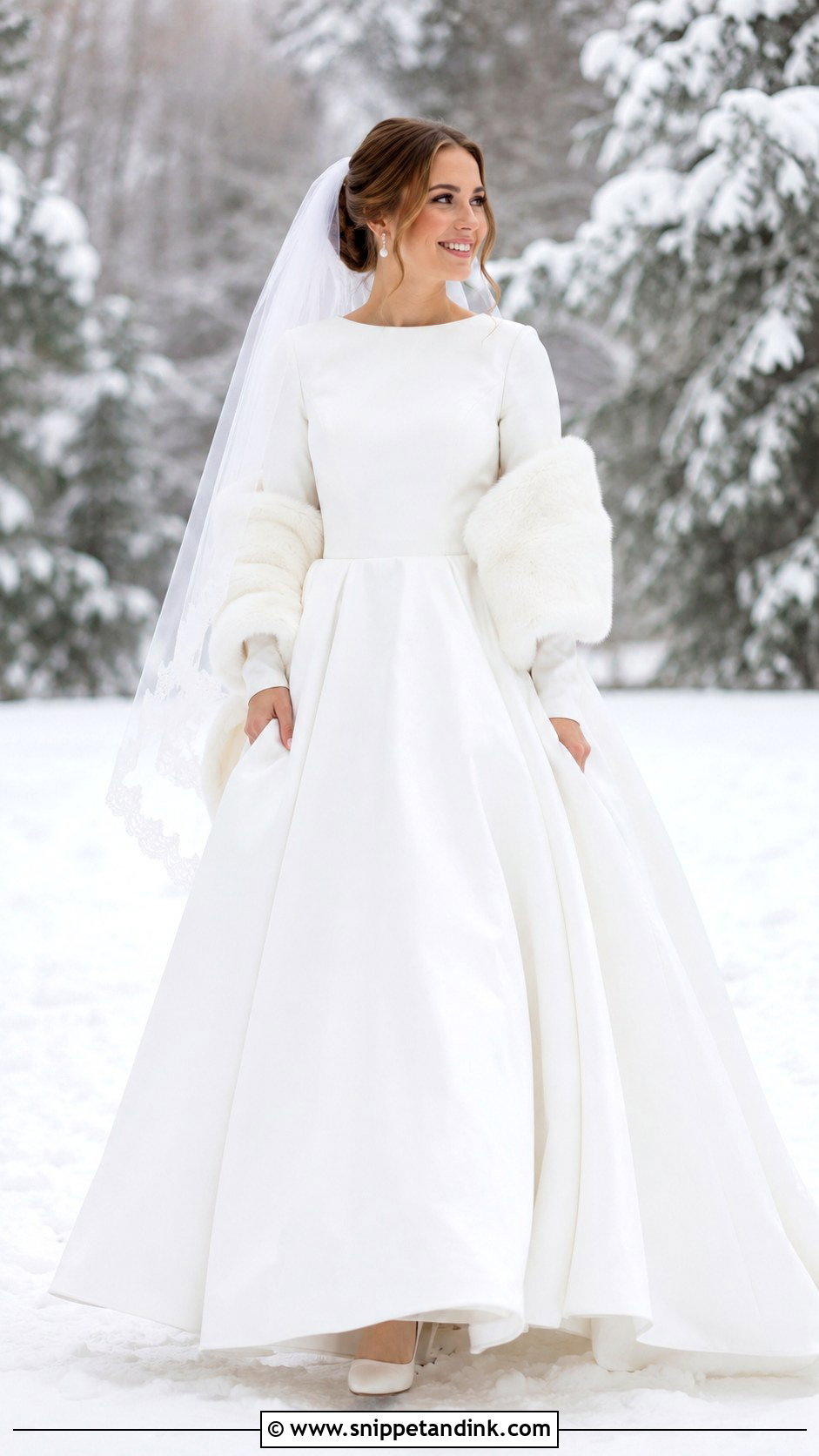 Winter LDS Wedding Dress - Snippet and Ink - 25 Lds Wedding Dresses