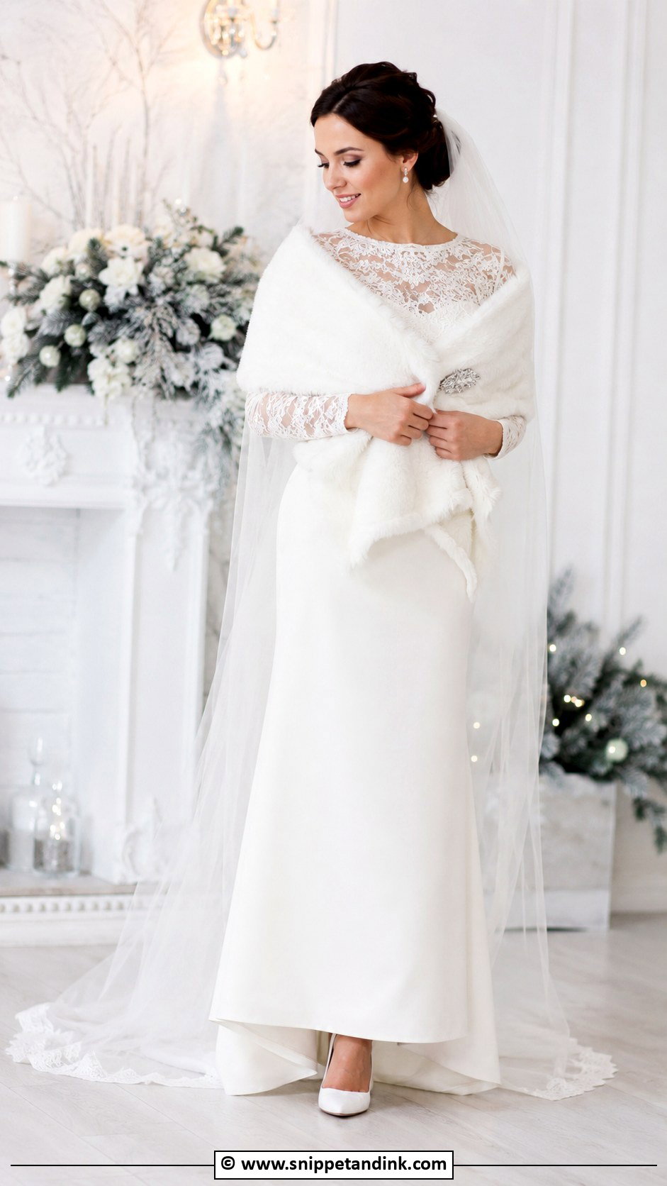 Winter Lace Wedding Dress With Sleeves - Snippet and Ink - 30 Lace Wedding Dress with Sleeves
