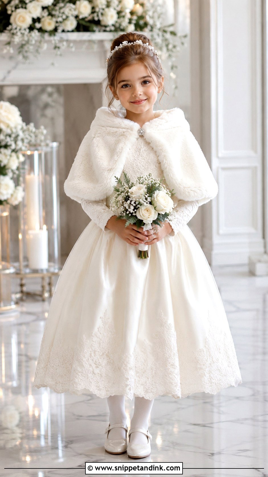 Winter Little Bride Gown - Snippet and Ink - 25 Little Bride Gown Styles