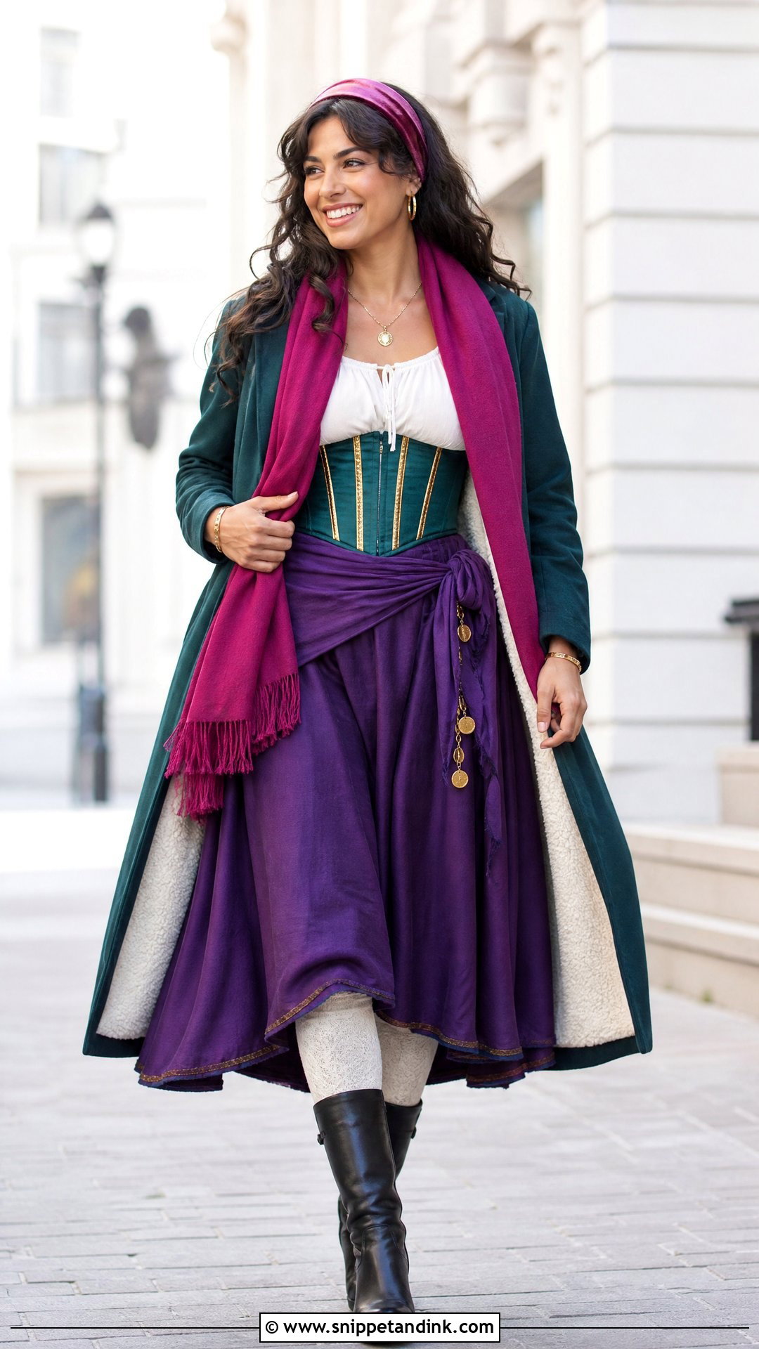 Winter Princess Esmeralda Outfit - Snippet and Ink - 20 Princess Esmeralda Ideas