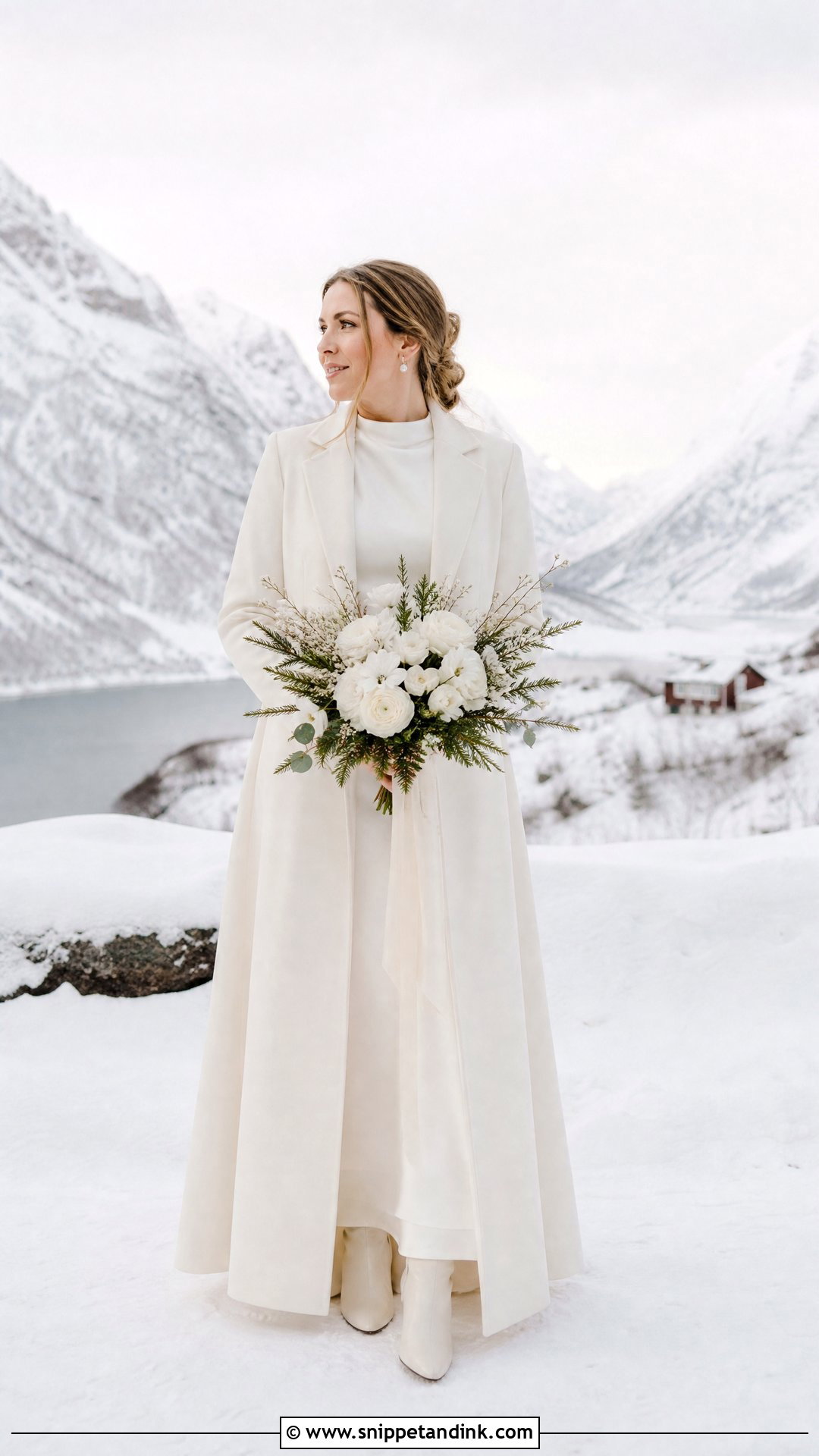 Winter Scandinavian Wedding Dress - Snippet and Ink - 20 Scandinavian Wedding Dress Ideas