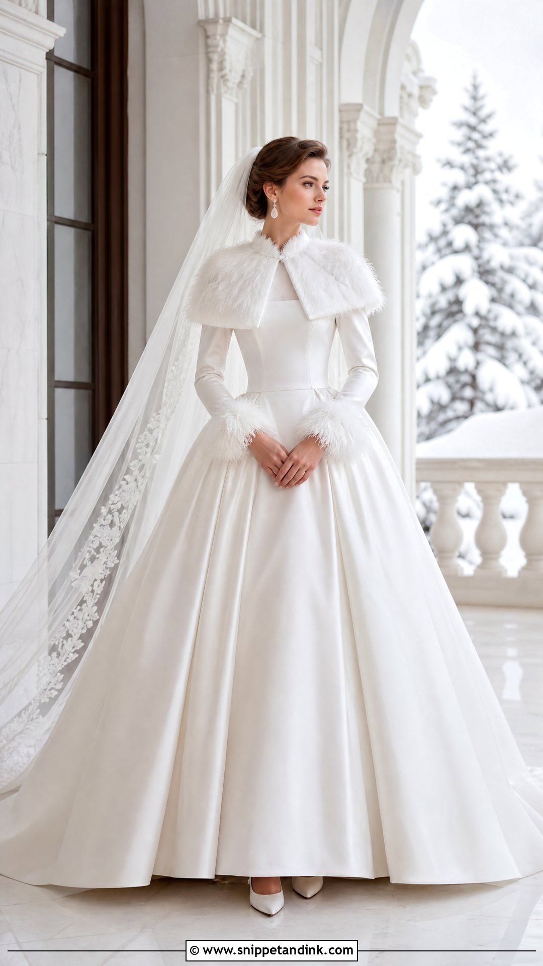 Winter Swan Wedding Dress - Snippet and Ink - 25 Swan Wedding Dress Ideas