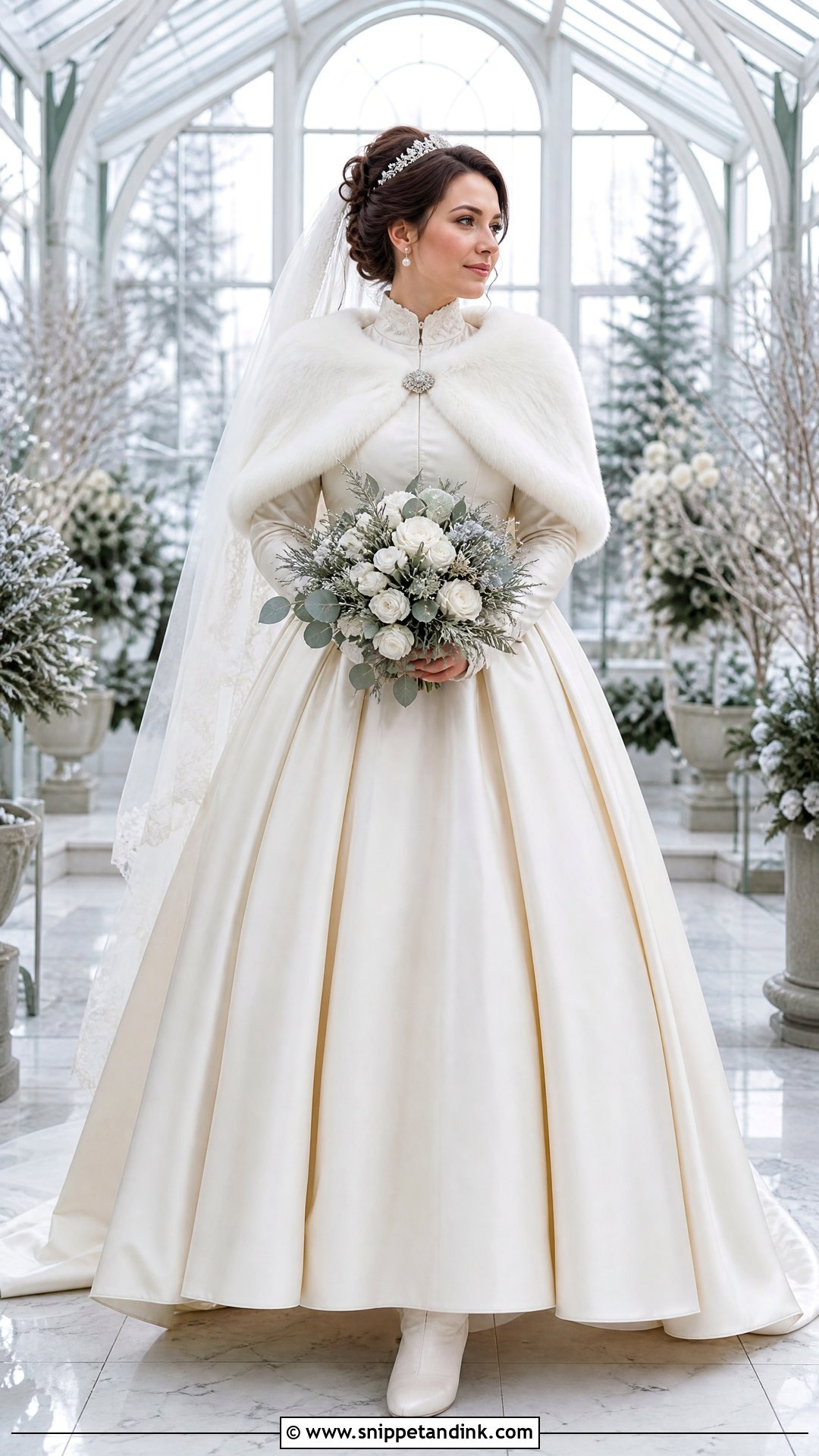 Winter Victorian Bride Dress - Snippet and Ink - 20 Victorian Bride Dress Ideas
