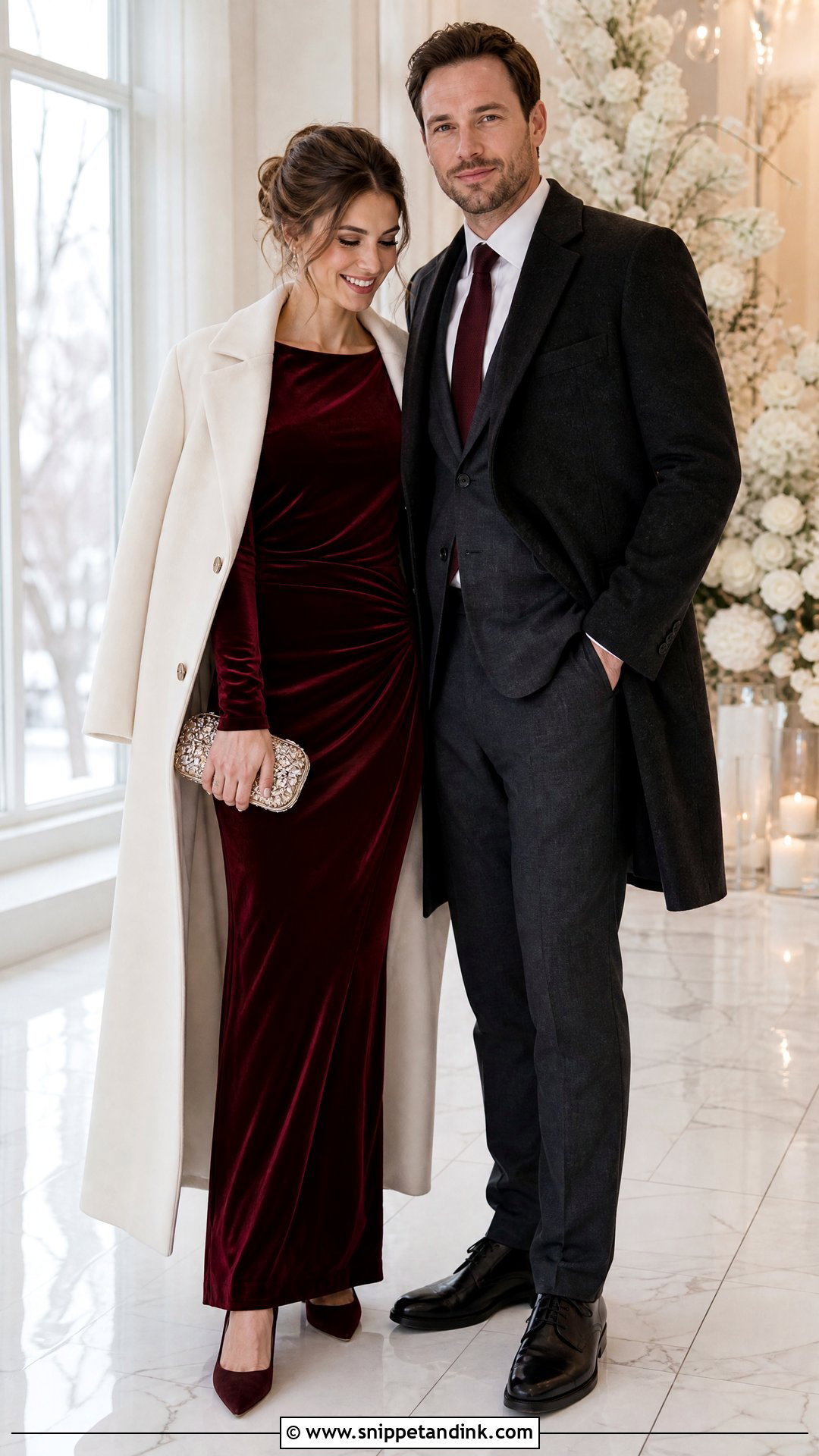 Winter Wedding Attire Card - Snippet and Ink - 20 Wedding Attire Card Ideas
