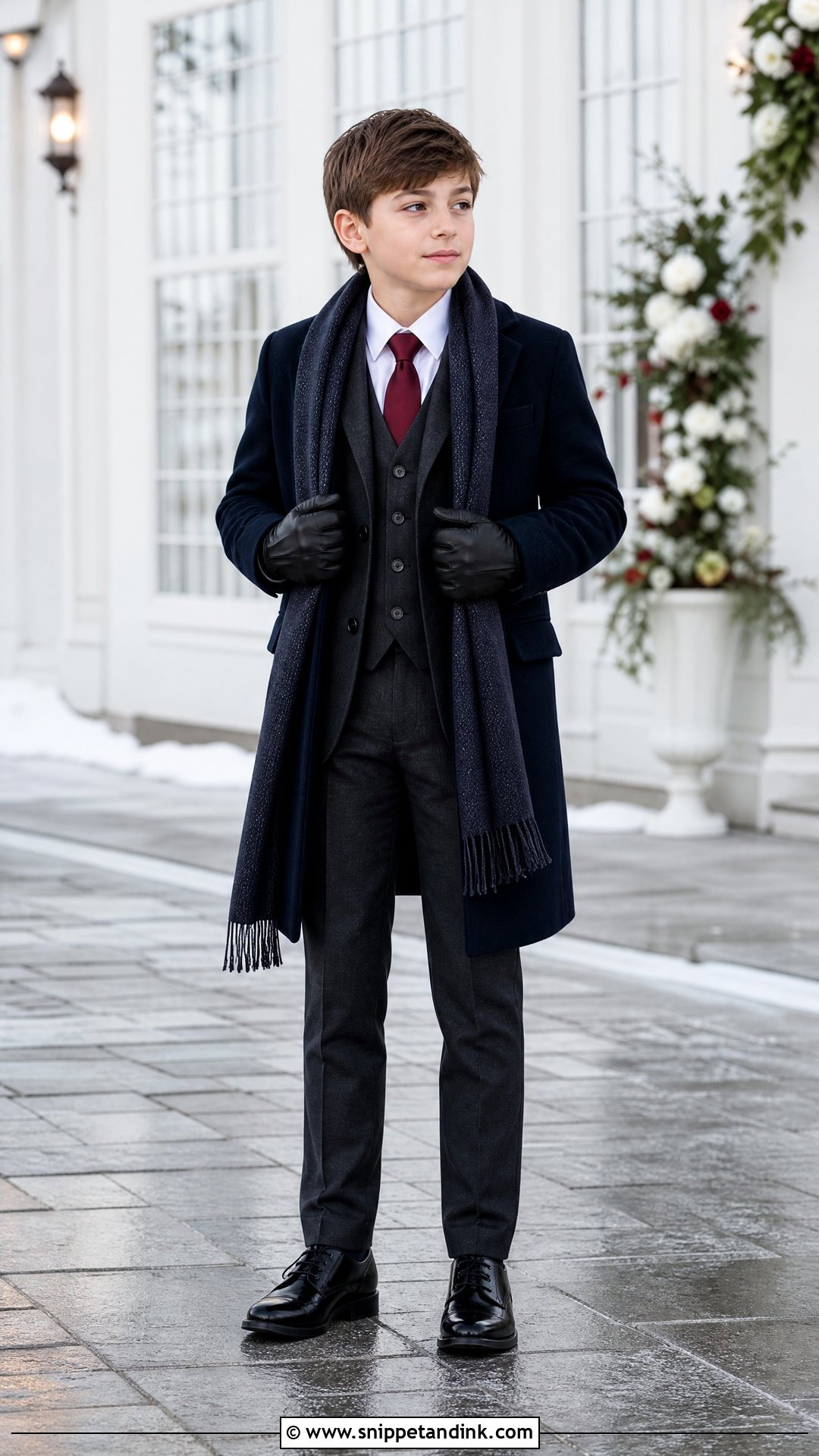 Winter Wedding Boys Outfit - Snippet and Ink - 20 Wedding Dress for Kids Boys Ideas