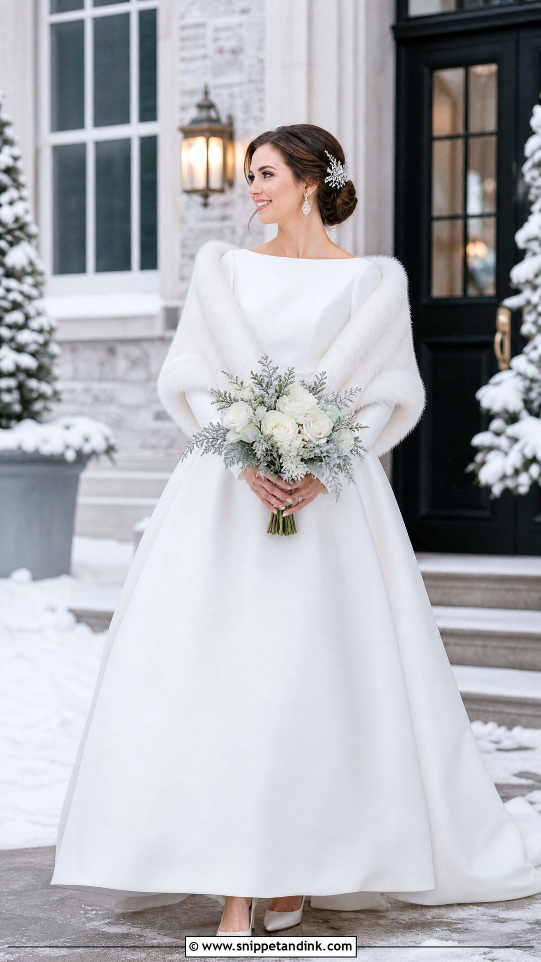 Winter Wedding Dress - Snippet and Ink - 20 Wedding Dress Theme Ideas