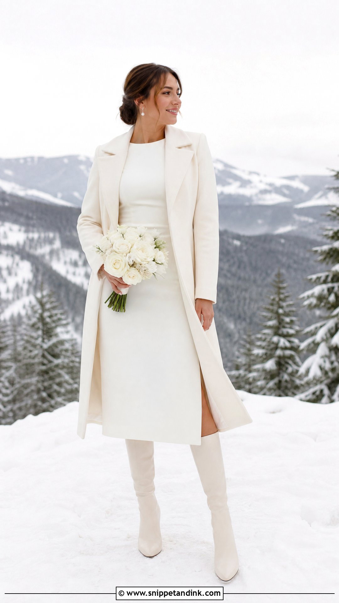 Winter Wedding Dress With Knee High Boots - Snippet and Ink - 25 Wedding Dress with Boots Ideas