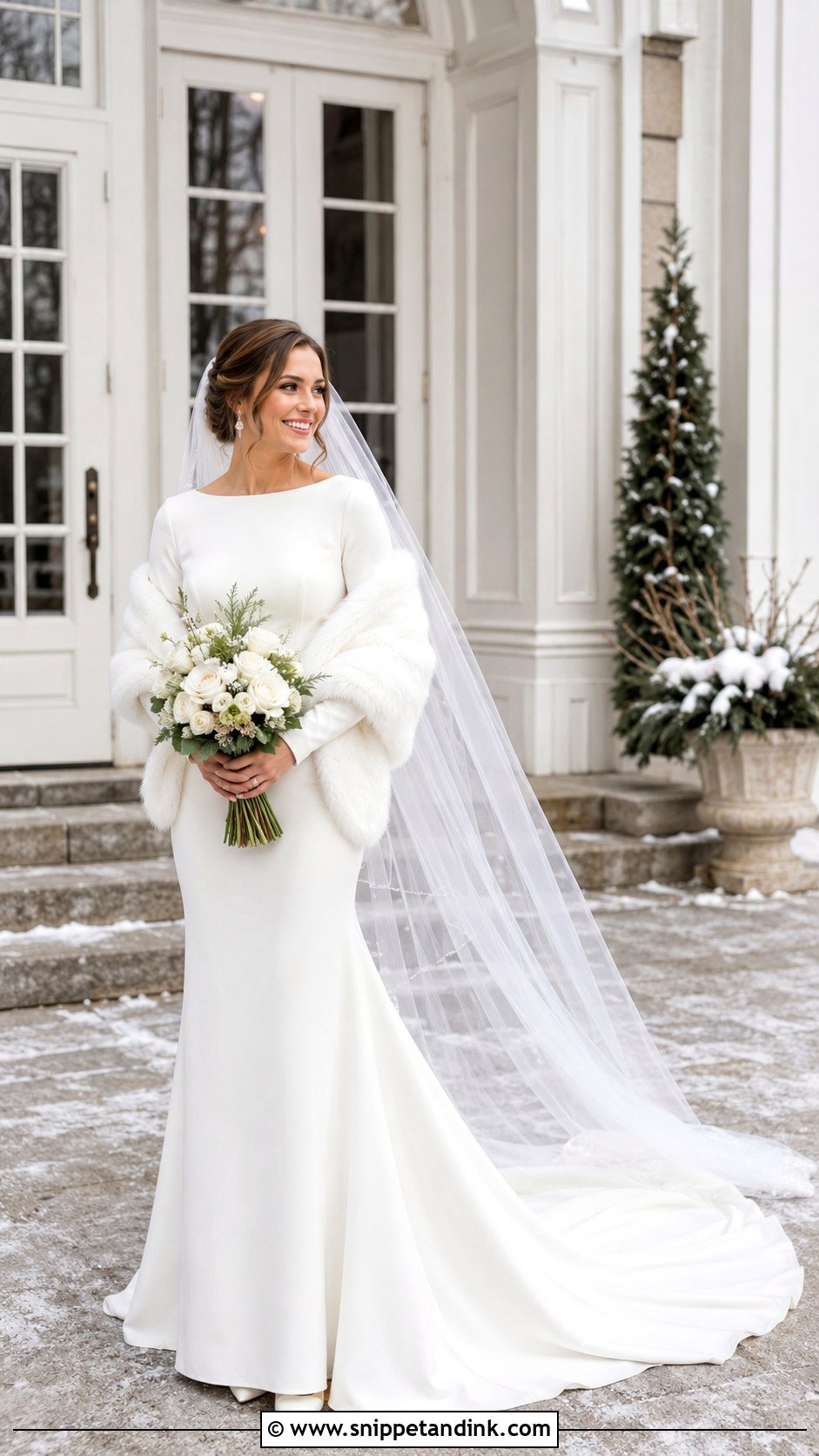 Winter Wedding Dress With Long Sleeves - Snippet and Ink - 20 Form Fitting Wedding Dress with Sleeves