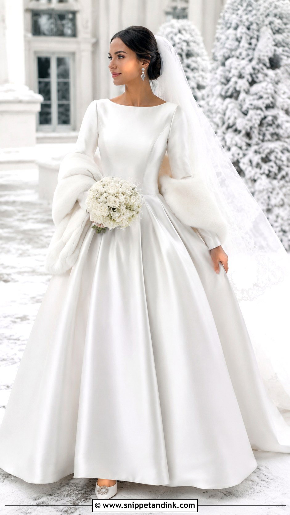 Winter Wedding Dress With Long Sleeves - Snippet and Ink - 25 Wedding Dress with Long Sleeves