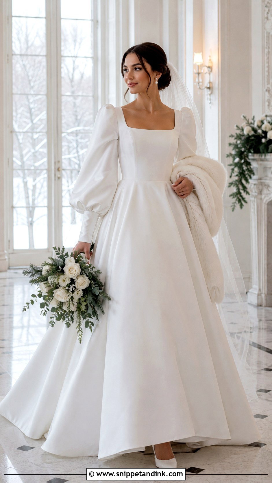 Winter Wedding Dress With Puffy Sleeves - Snippet and Ink - 20 Wedding Dress with Puffy Sleeves