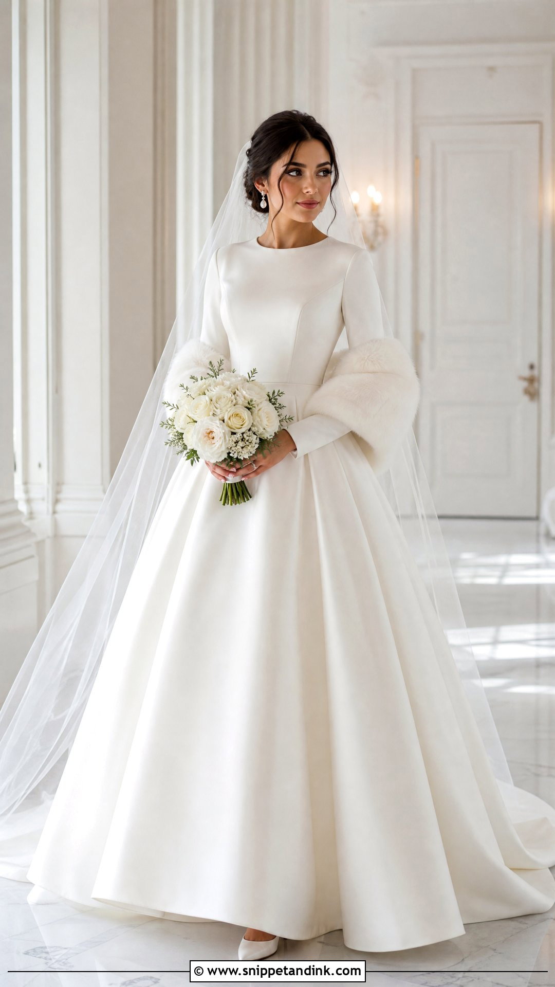 Winter Wedding Dress With Sleeves - Snippet and Ink - 25 Timeless Wedding Dresses with Sleeves
