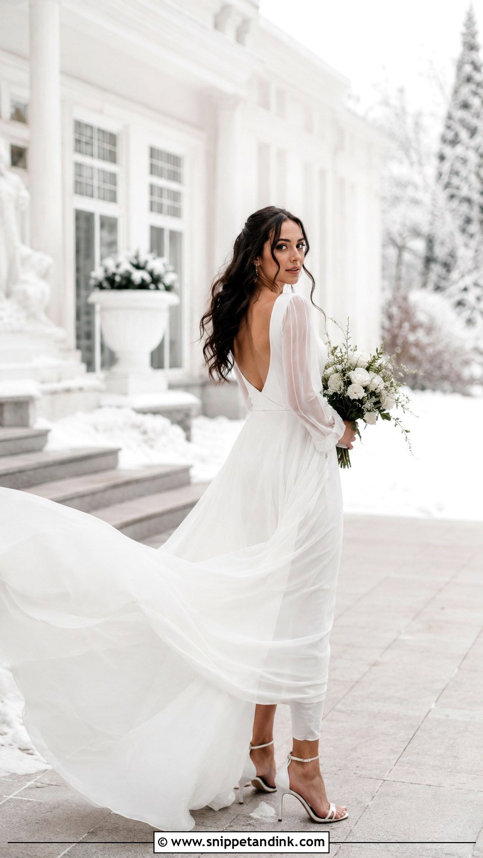 Winter Wedding Dress With Thin Fabric - Snippet and Ink - 30 Worst Wedding Dress Ideas