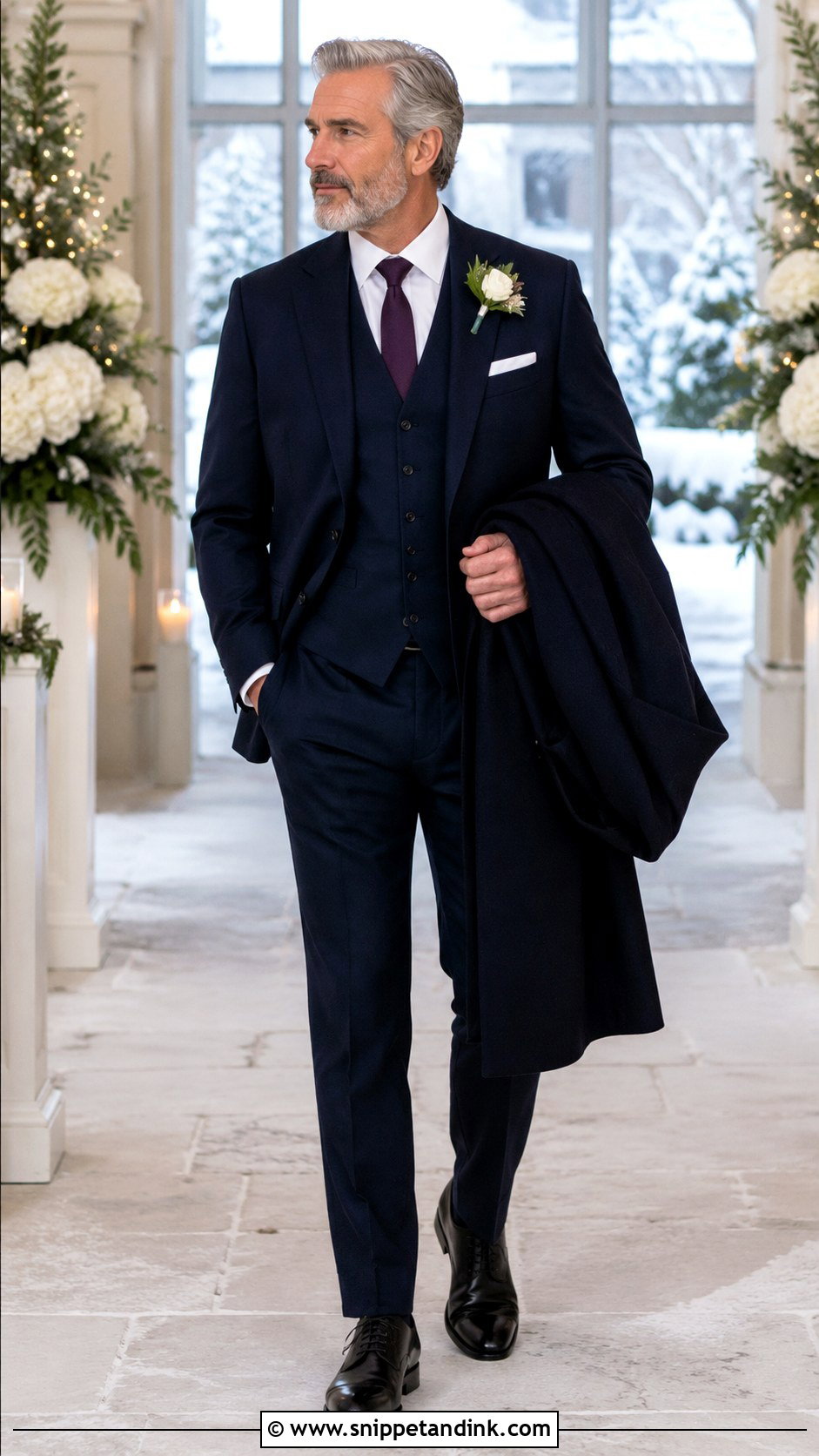 Winter Wedding Father Of The Bride Outfit - Snippet and Ink - 30 Father of the Bride Outfit Ideas