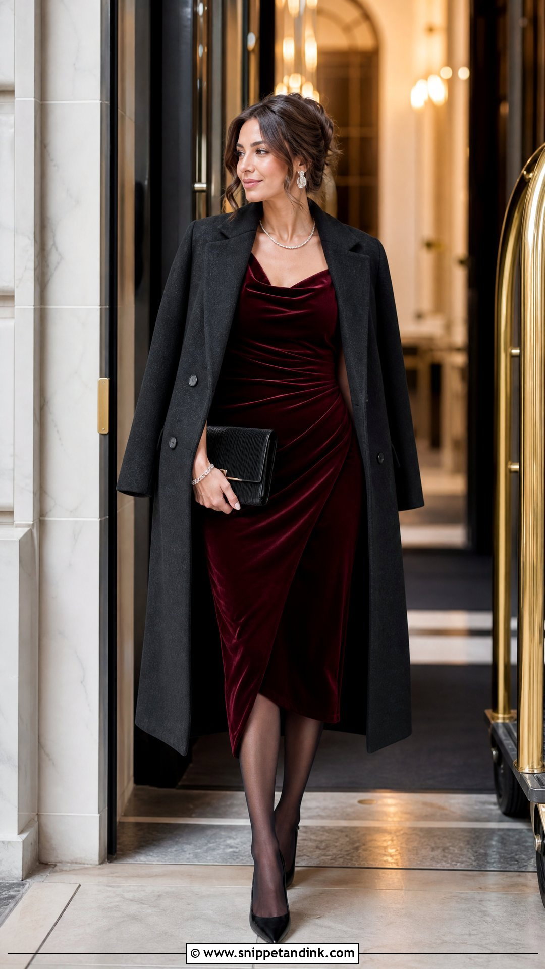 Winter Wedding Guest Outfit - Snippet and Ink - 20 Outfit Idea for Wedding Ideas