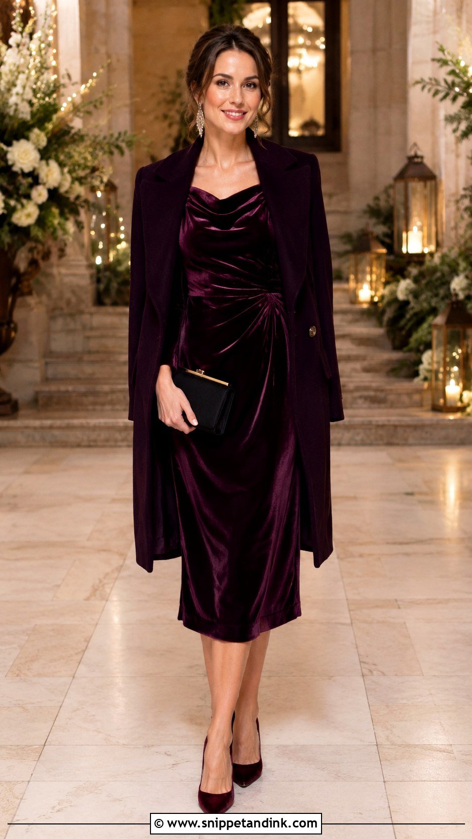 Winter Wedding Guest Outfit - Snippet and Ink - 25 Trending Wedding Outfits