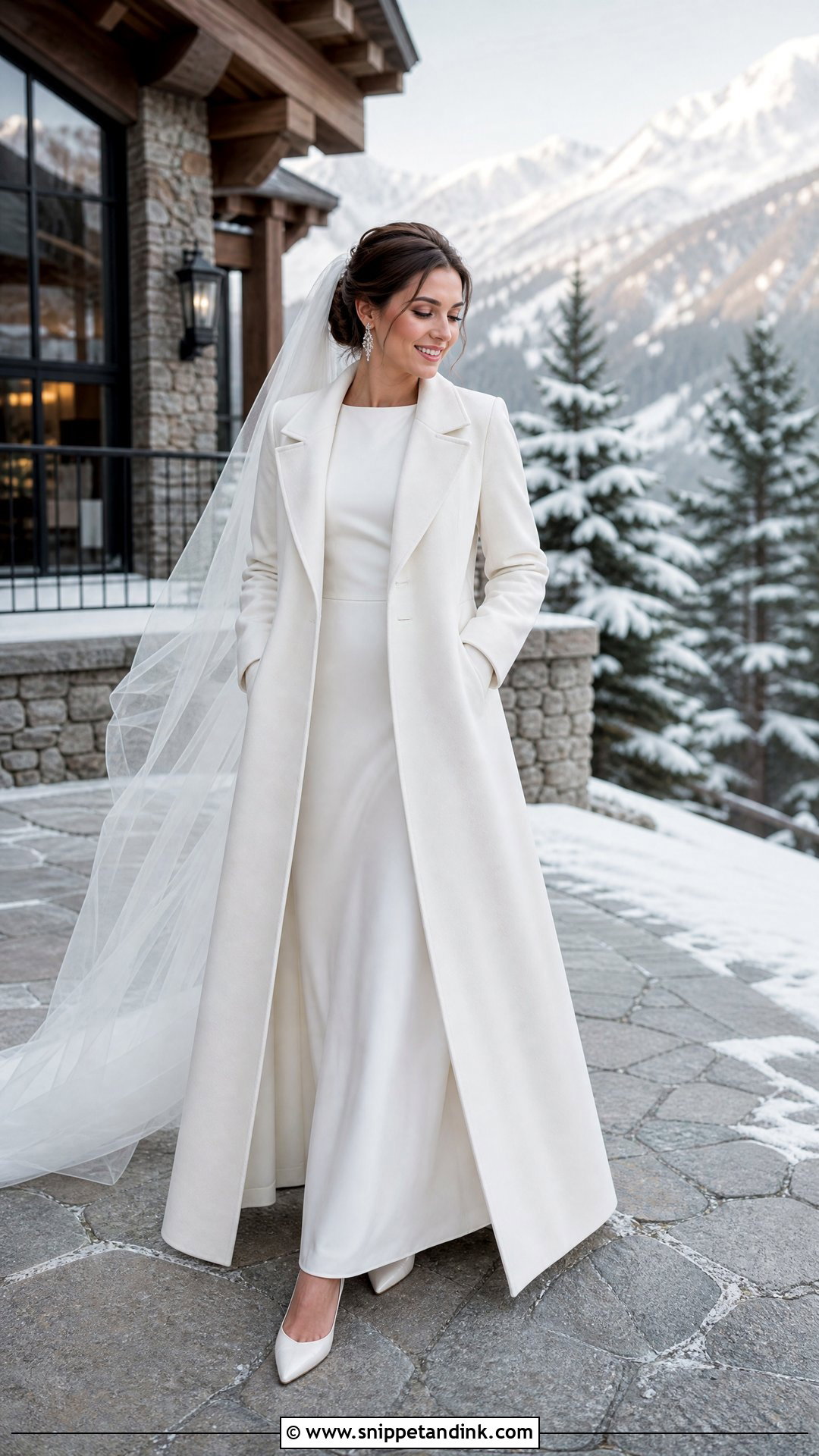 Winter Wedding Look - Snippet and Ink - 20 Wedding Lookbook Ideas