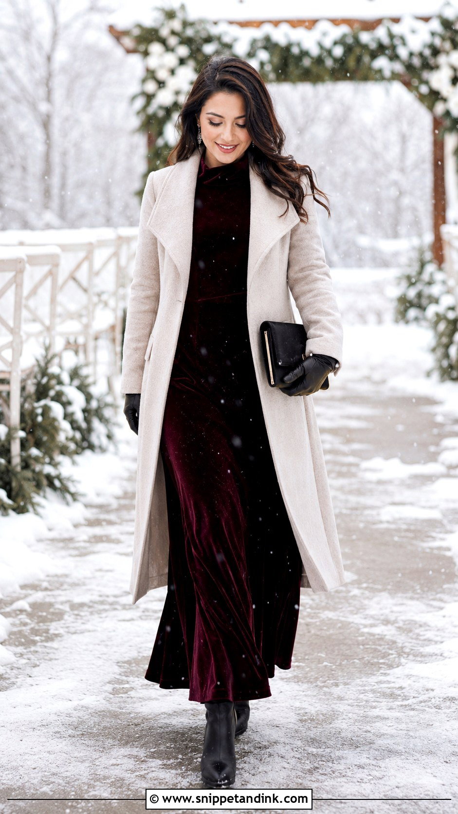 Winter Wedding Outfit For Outdoor Ceremony - Snippet and Ink - 30 Winter Wedding Outfit Ideas