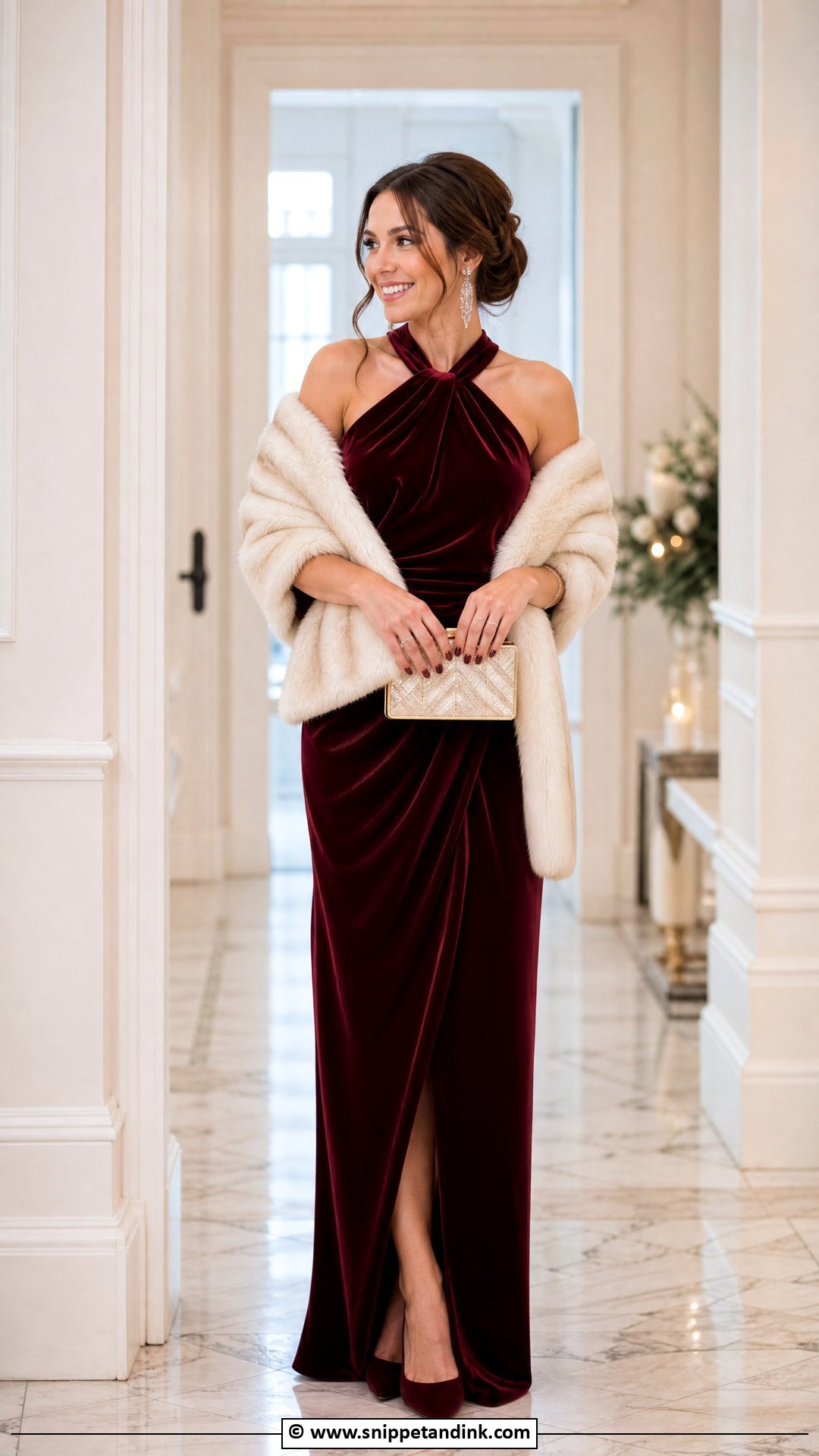 Winter Wedding Party Outfit - Snippet and Ink - 30 Wedding Party Outfits