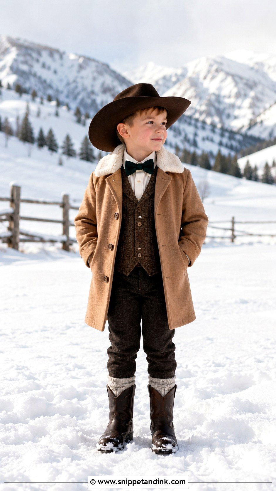 Winter Western Ring Bearer Outfit - Snippet and Ink - 20 Western Ring Bearer Outfit Ideas