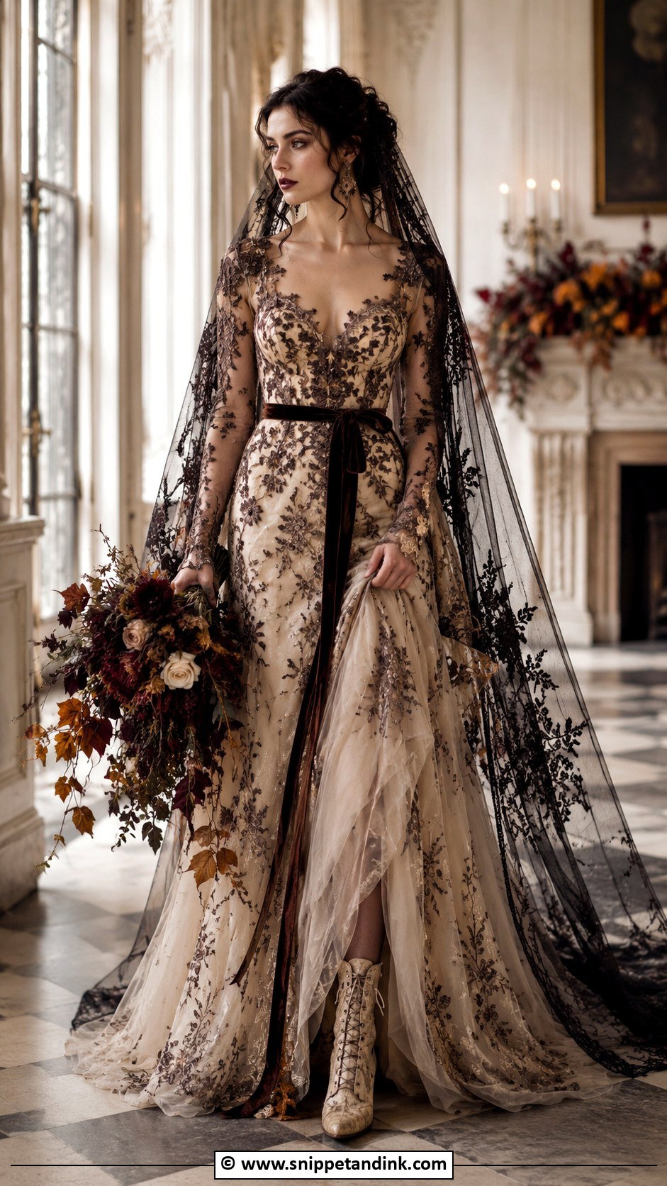 Witchy Fantasy Wedding Dress - Snippet and Ink - 30 Fantasy Wedding Dress Ideas