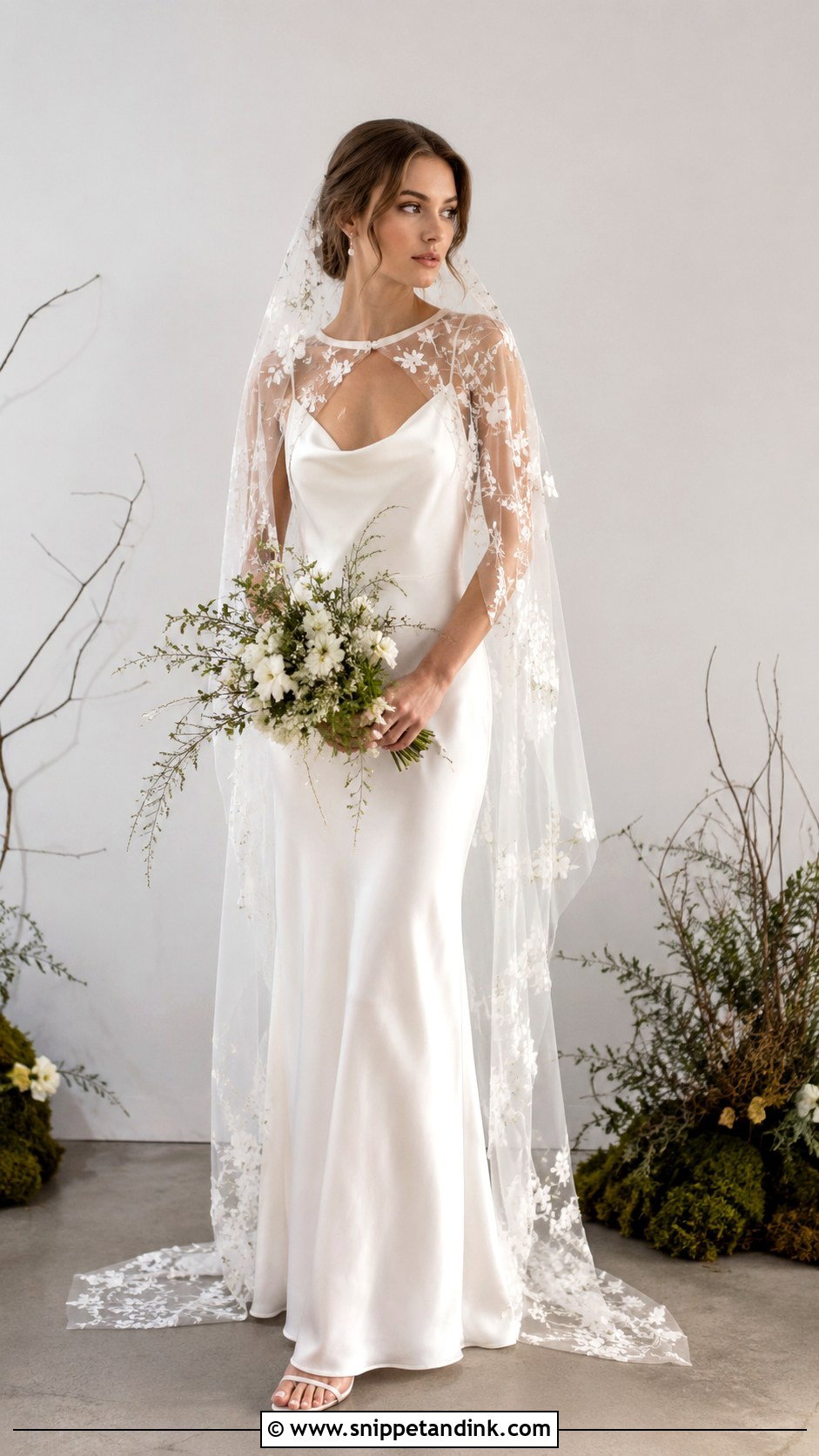 Woodland Fairy Slip Wedding Dress - Snippet and Ink - 30 Woodland Fairy Wedding Dress Ideas