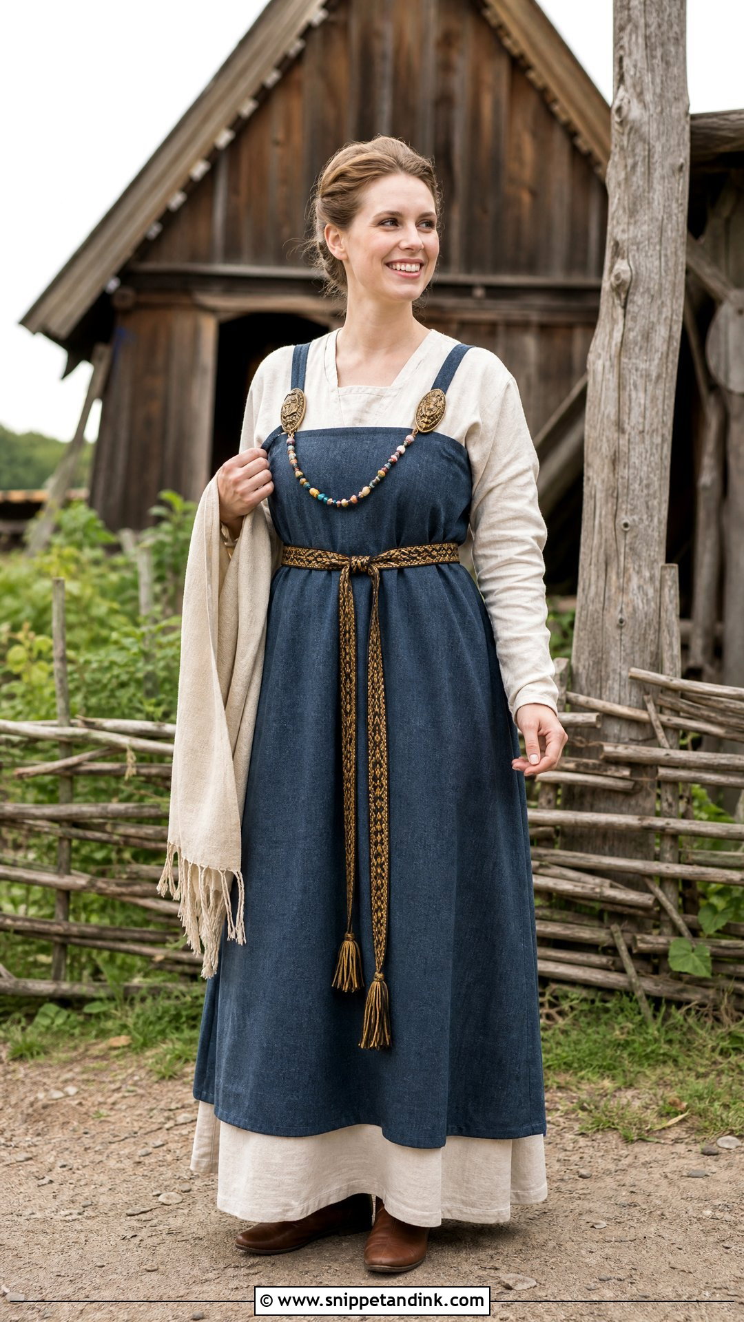 Wool Apron Norse Wedding Dress - Snippet and Ink - 20 Norse Wedding Dress Ideas