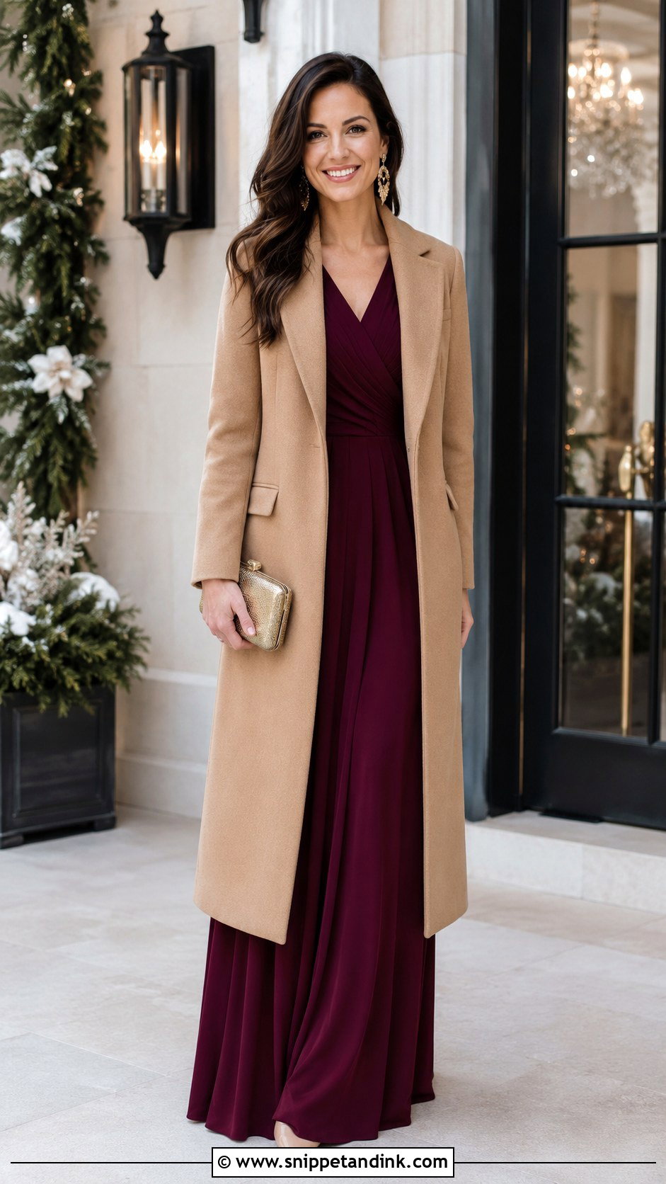 Wool Jacket With Formal Evening Gown - Snippet and Ink - 20 Jackets to Wear with Dresses to Wedding
