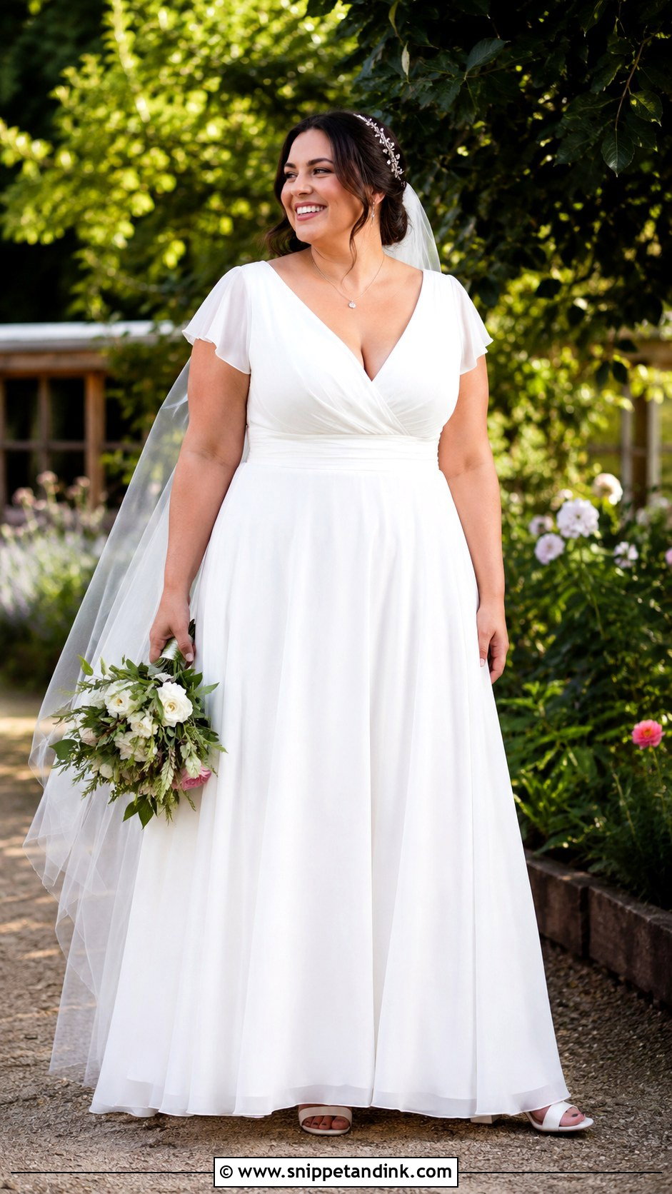 Wrap Bodice Wedding Dress - Snippet and Ink - 25 Wedding Dress for Big Bust Ideas