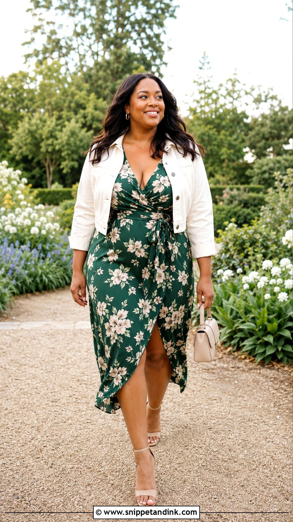 Wrap Dress Proposal Outfit - Snippet and Ink - 20 Casual Proposal Outfit Ideas