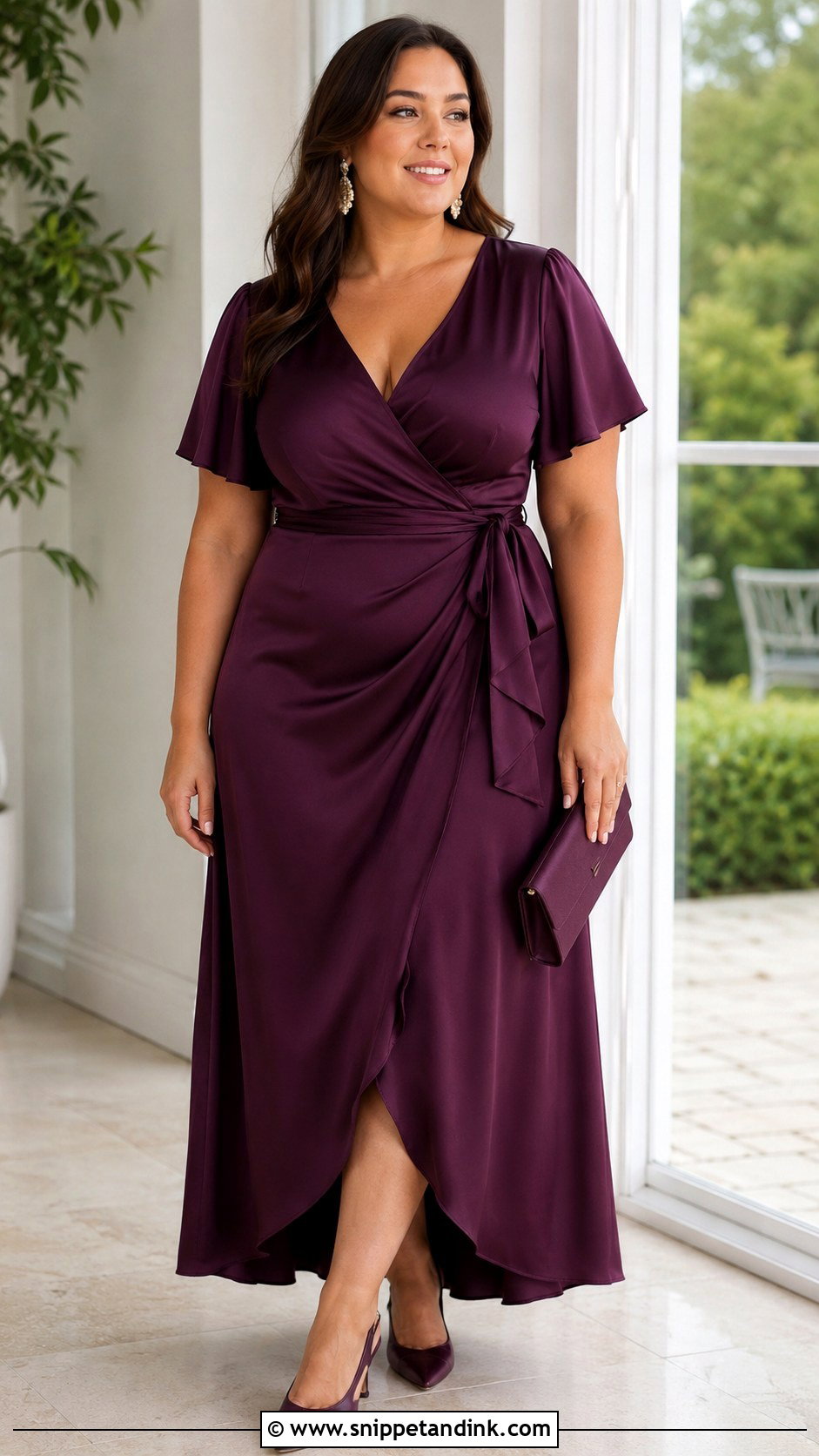 Wrap Dress Wedding Guest Outfit - Snippet and Ink - 20 Modern Wedding Outfit Ideas