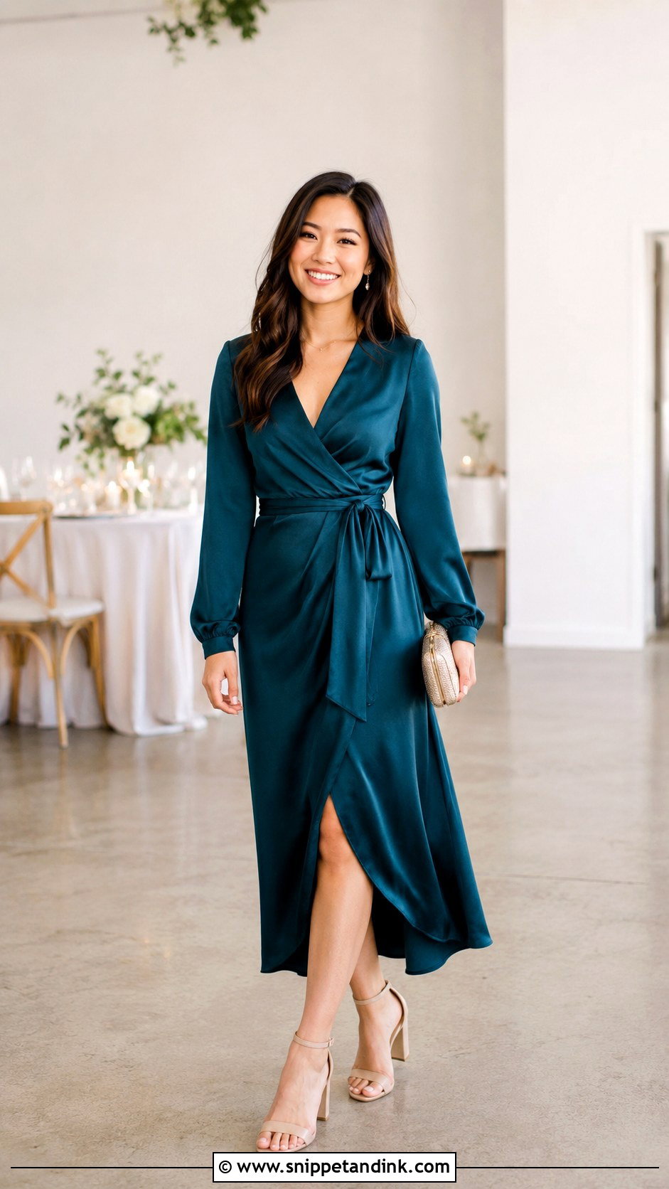 Wrap Dress for Wedding - Snippet and Ink - 25 Dresses for Weddings