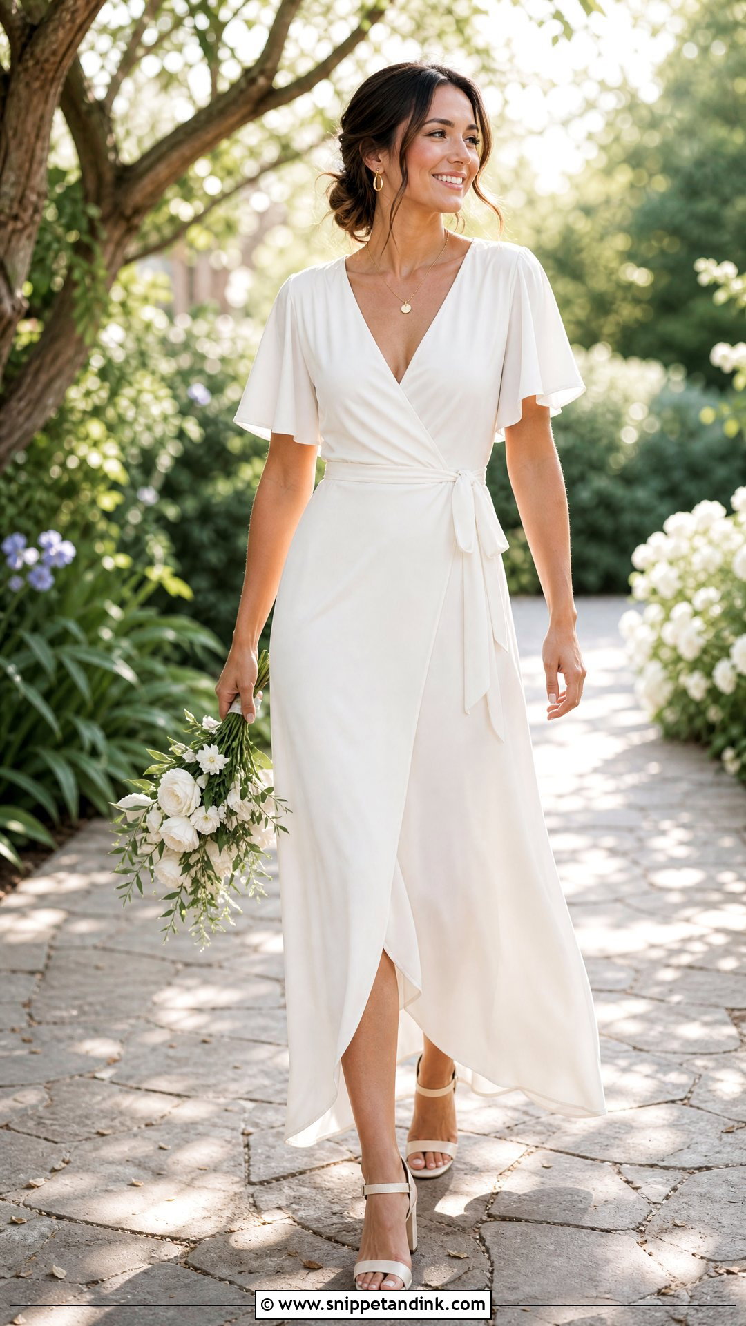 Wrap Elopement Wedding Dress - Snippet and Ink - 20 Simple Elopement Wedding Dress Ideas