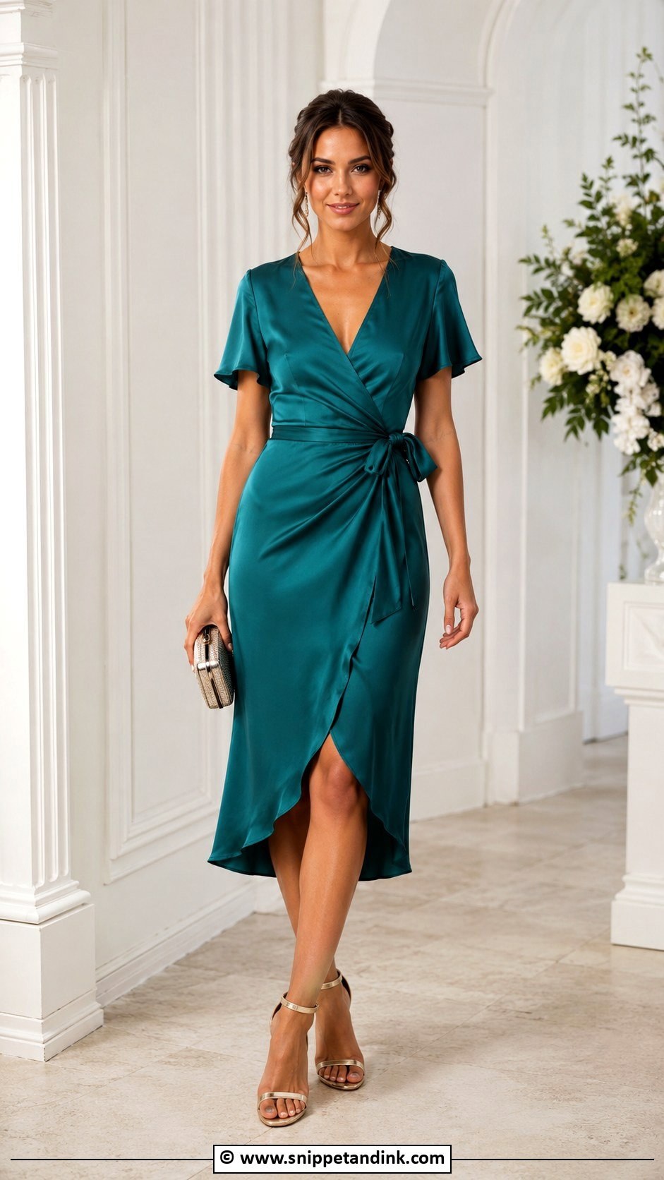 Wrap Sister Of The Bride Dress - Snippet and Ink - 30 Bride Sister Dress Ideas