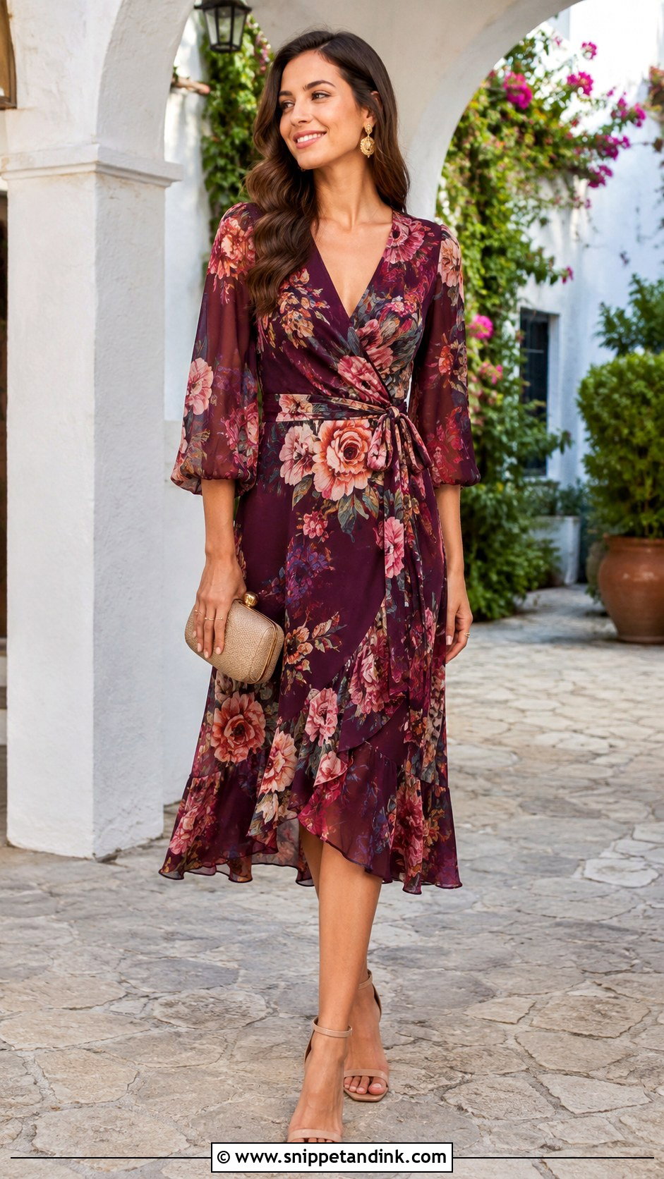 Wrap Wedding Dinner Dress - Snippet and Ink - 25 Wedding Dinner Dress Ideas