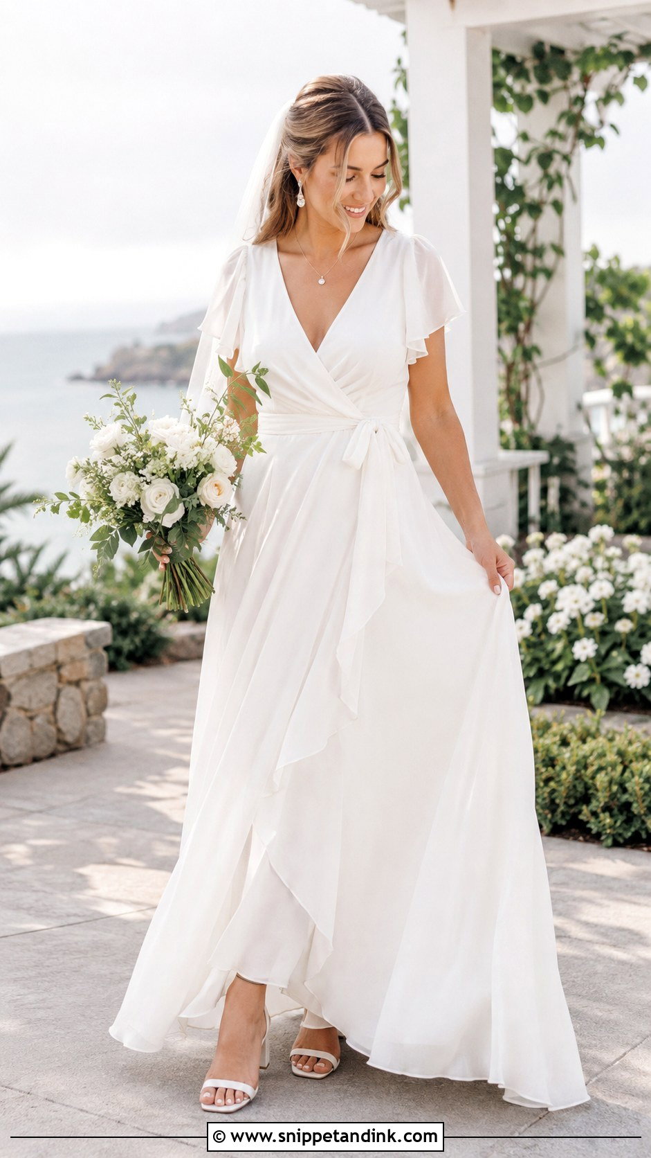 Wrap Wedding Dress - Snippet and Ink - 20 Easy Wedding Dress Ideas