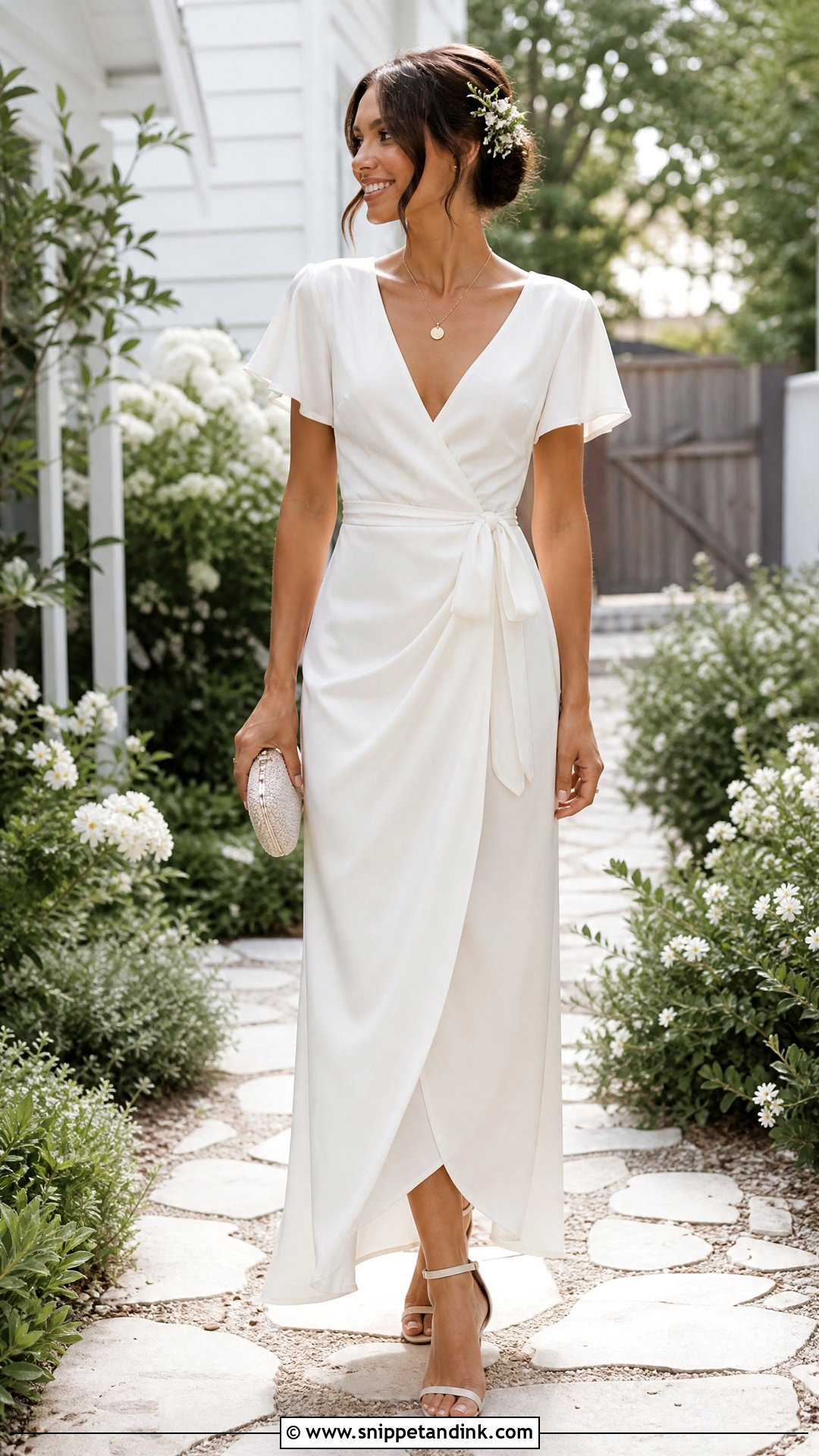 Wrap Wedding Dress - Snippet and Ink - 20 Simple Intimate Wedding Dress Ideas