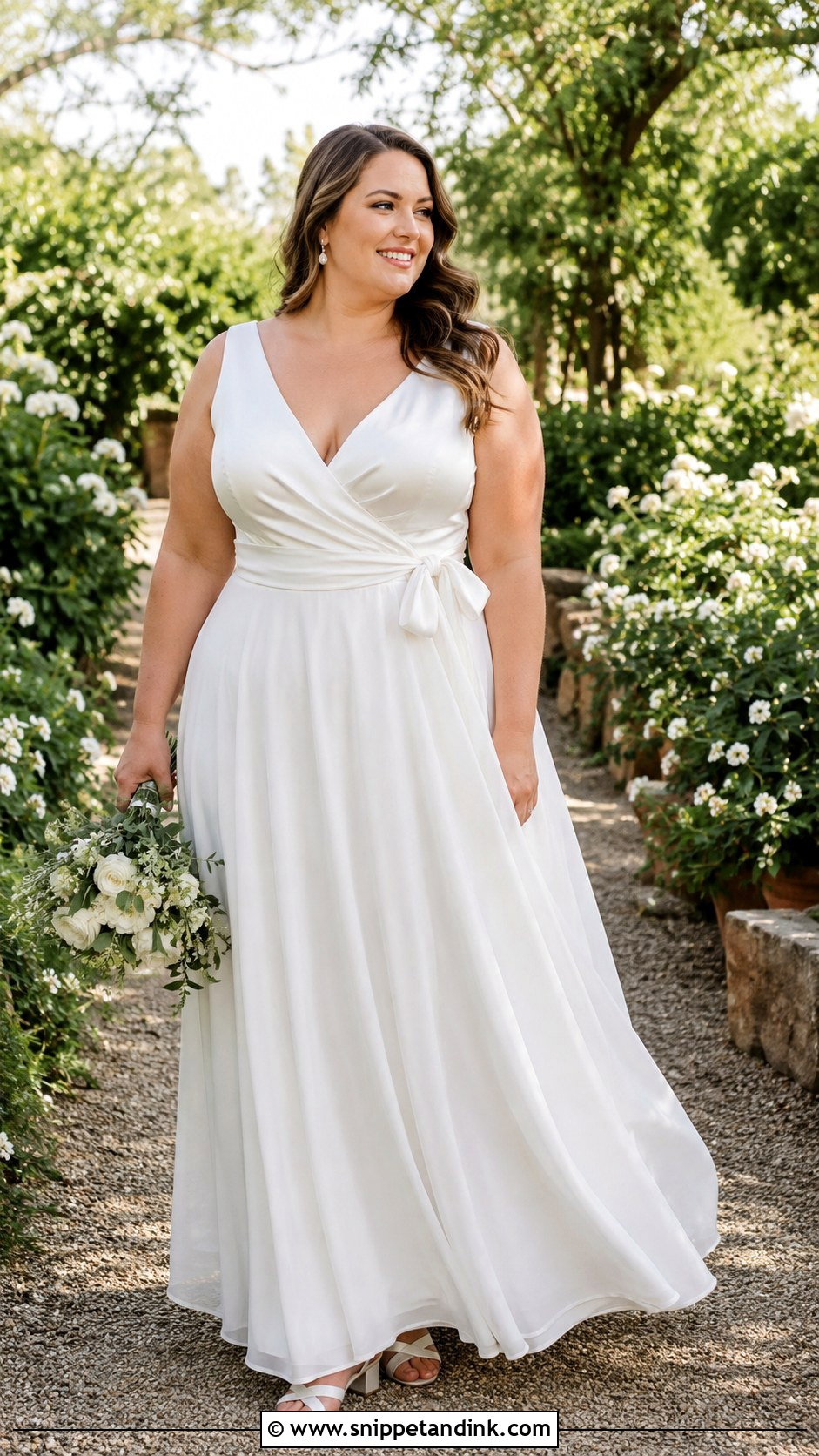 Wrap Wedding Dress For Big Bust - Snippet and Ink - 25 Big Bust Wedding Dress Ideas